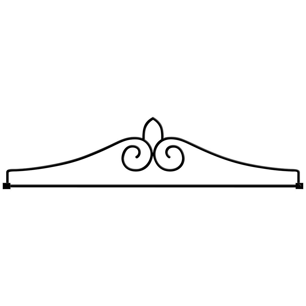 Support mural de drapeau de jardin