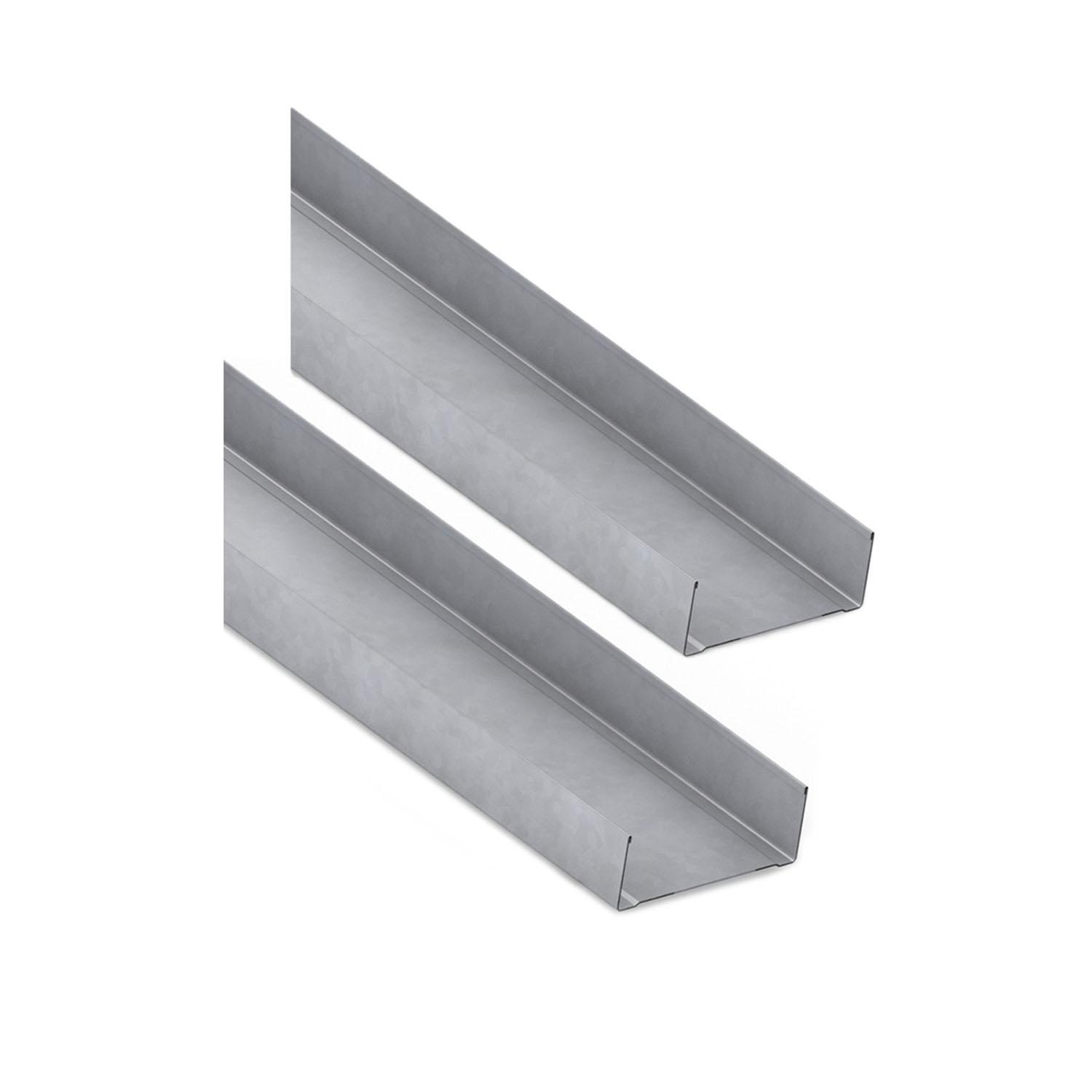 Rail en double L calibre 20 2 1/2 po x 10 pi