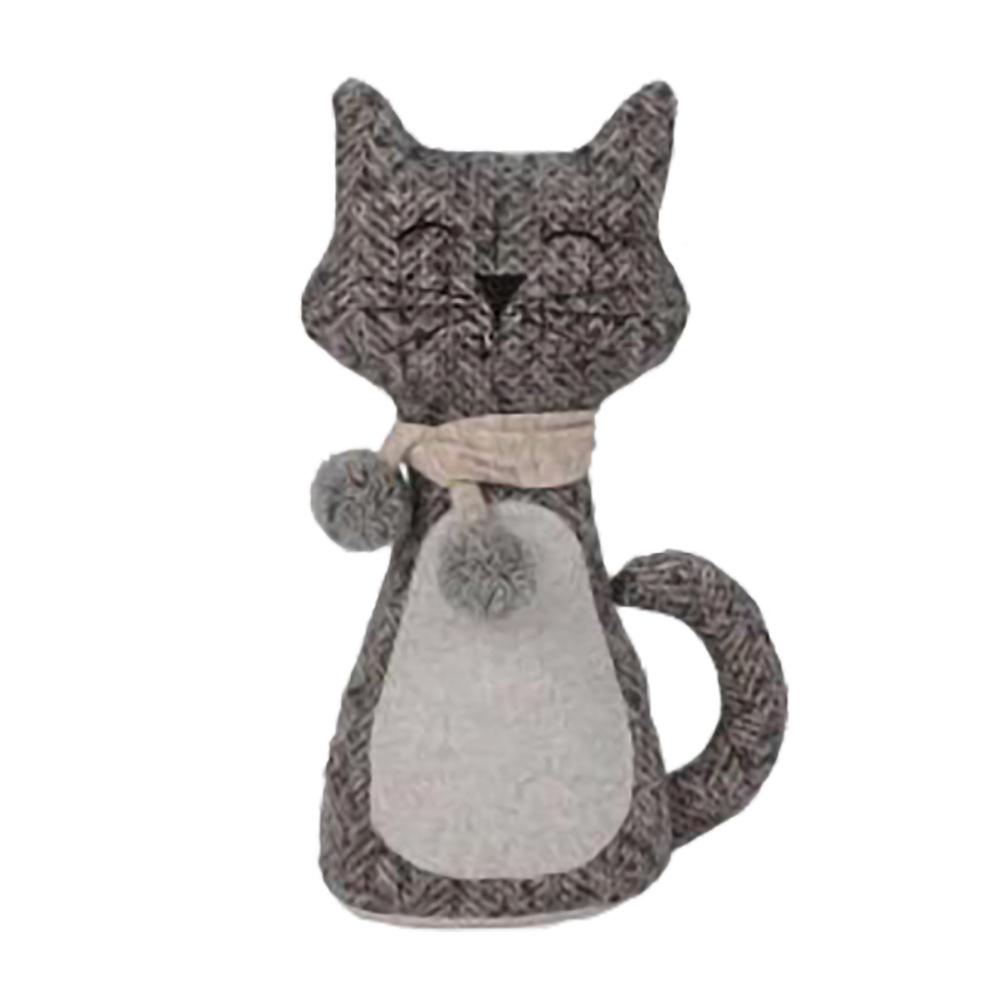 Cale-porte Chat gris