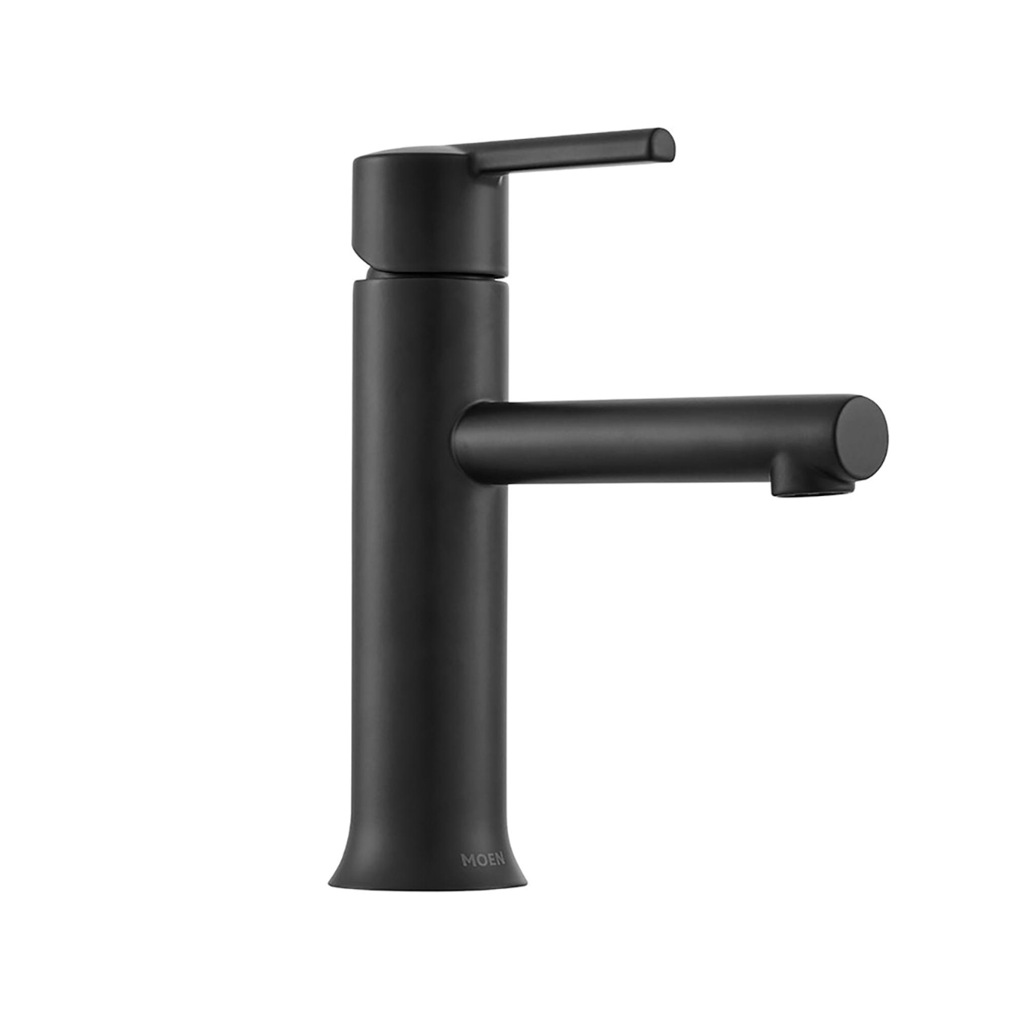 Arlys Single Handle Black Lavatory Faucet