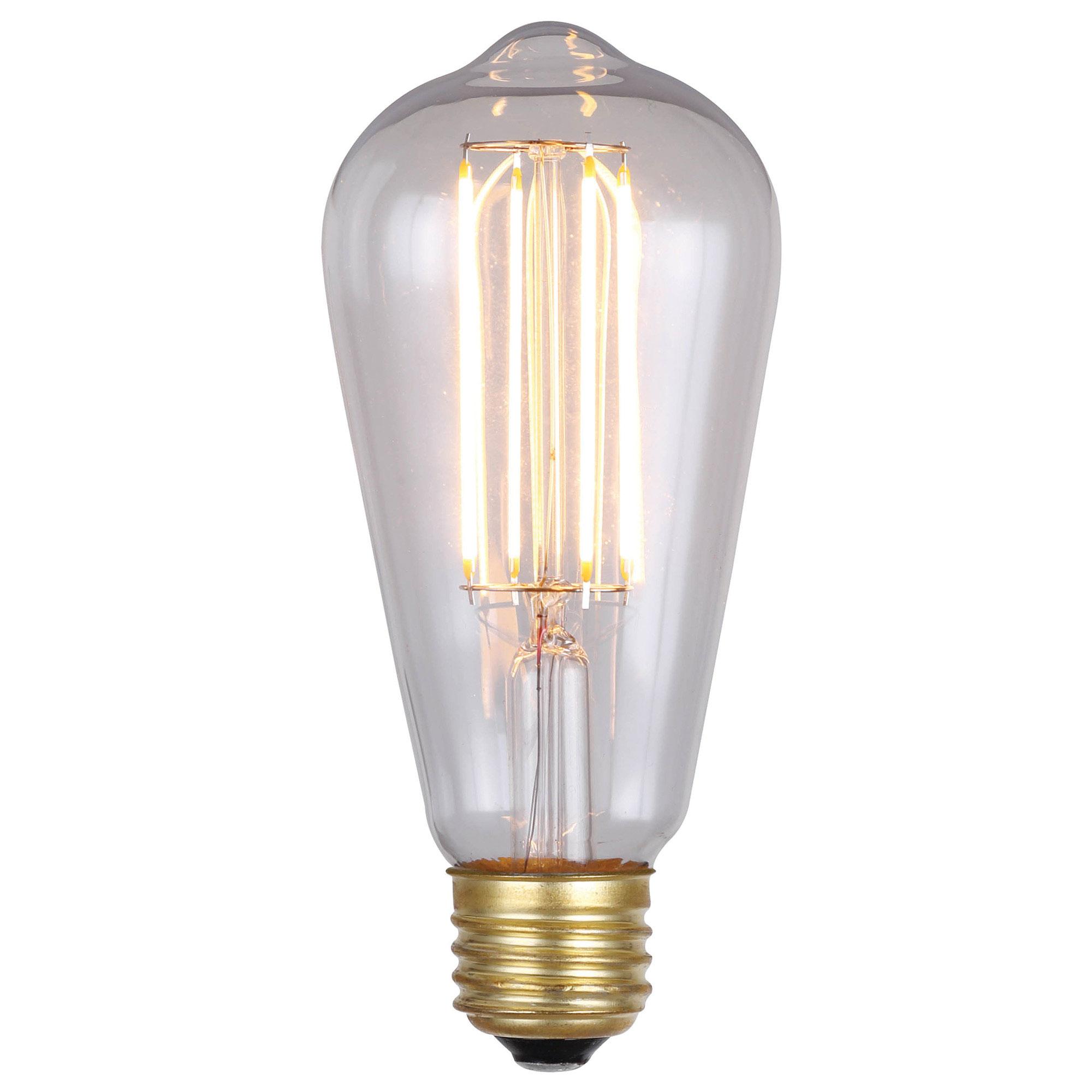 Ampoule rétro A DEL culot E26, 6 W, 480 Lumens, 2 200 K
