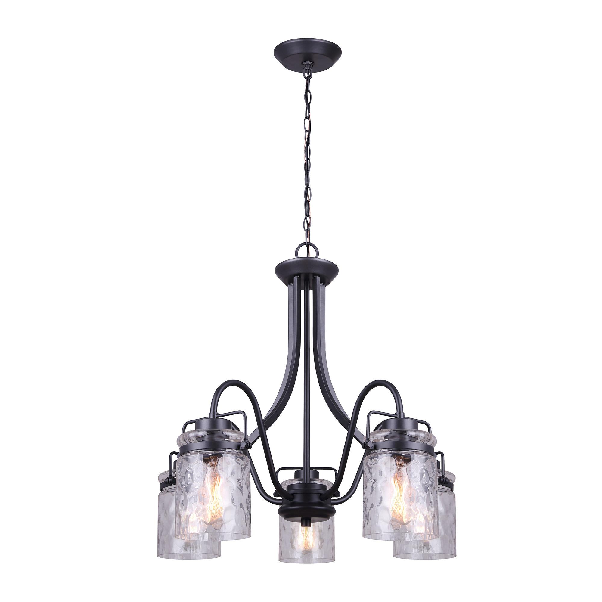 Arden 25" 5-Light Graphite Chandelier