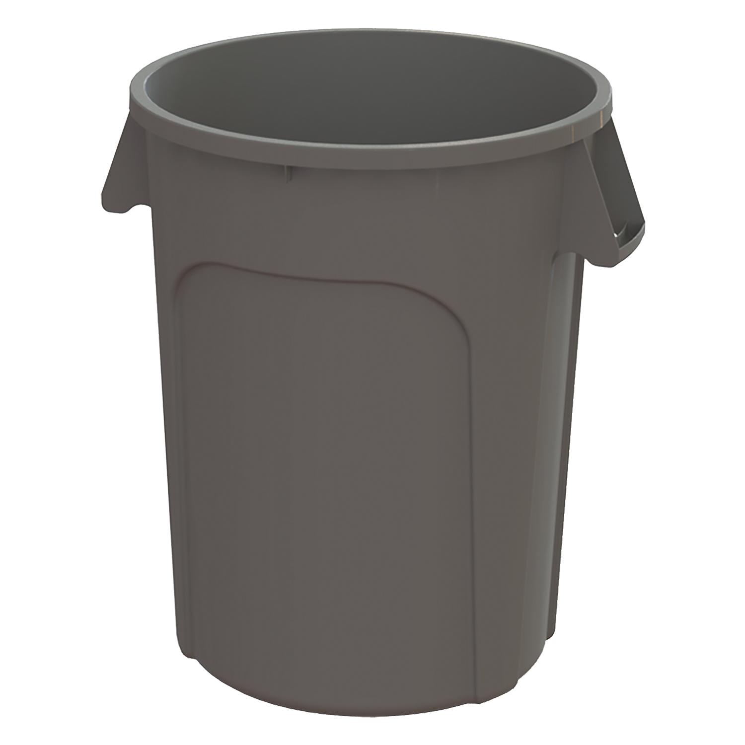 Waste Container Grey with Lid 44 Gallon