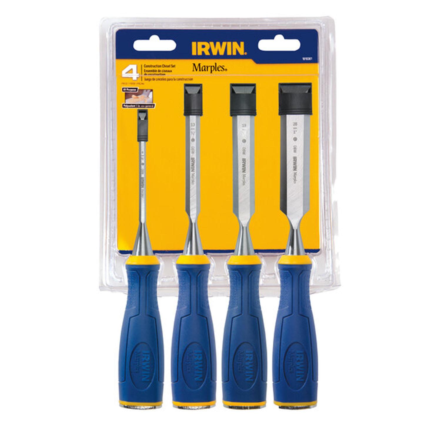 Irwin Construction Chisel 4 Piece Set Assorted