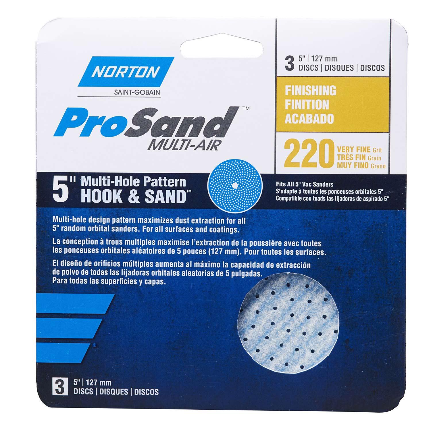5" Cyclonic ProSand Hook & Sand Disc 220 Grit-3/Pack