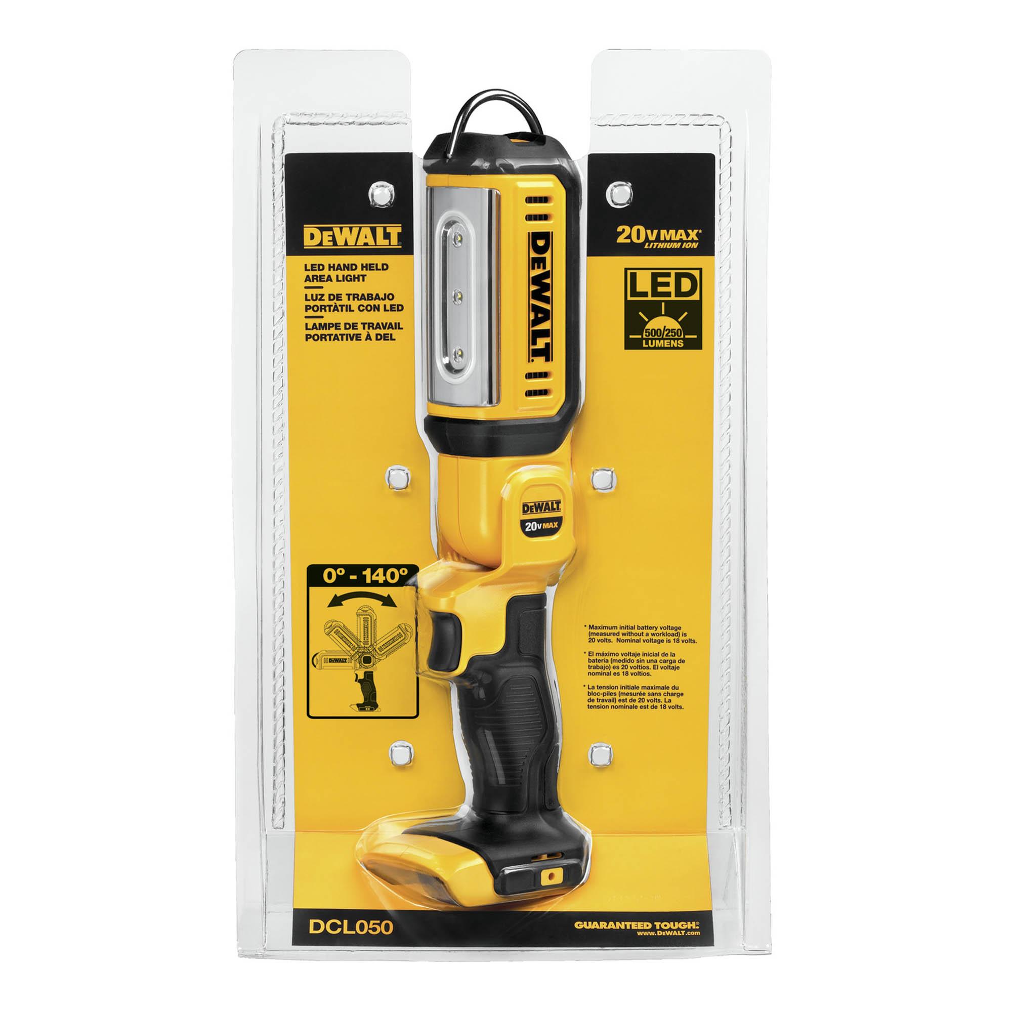 250-500 Lumen LED Handheld Area Spotlight Tool