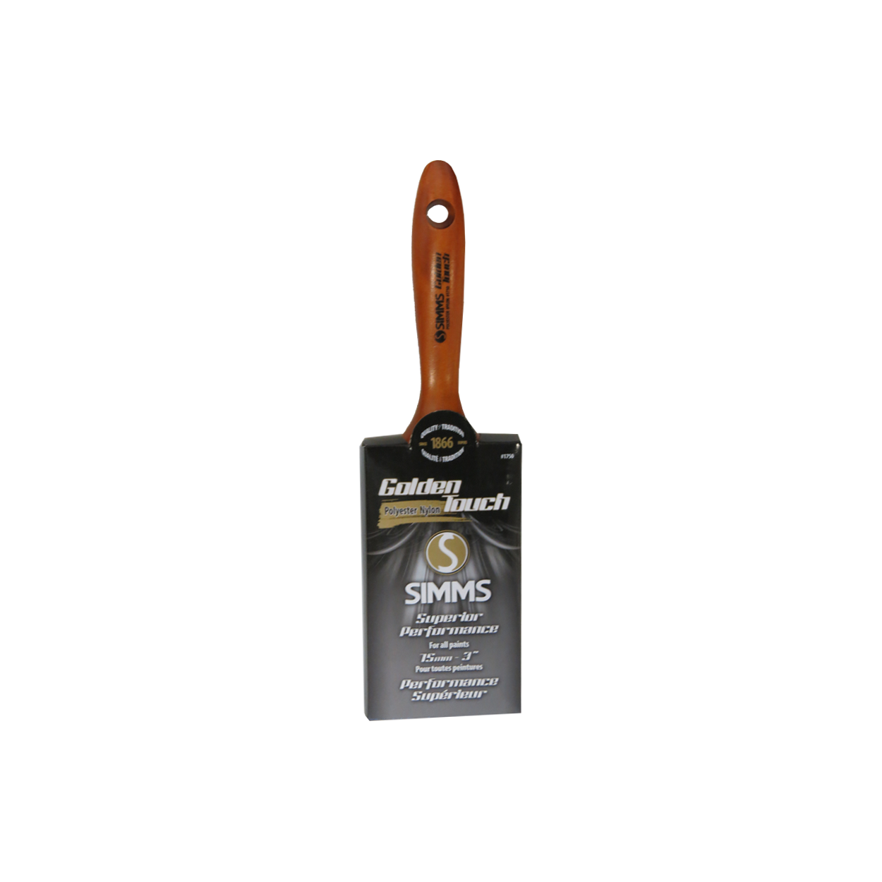 75mm Golden Touch Poly/Nylon Brush