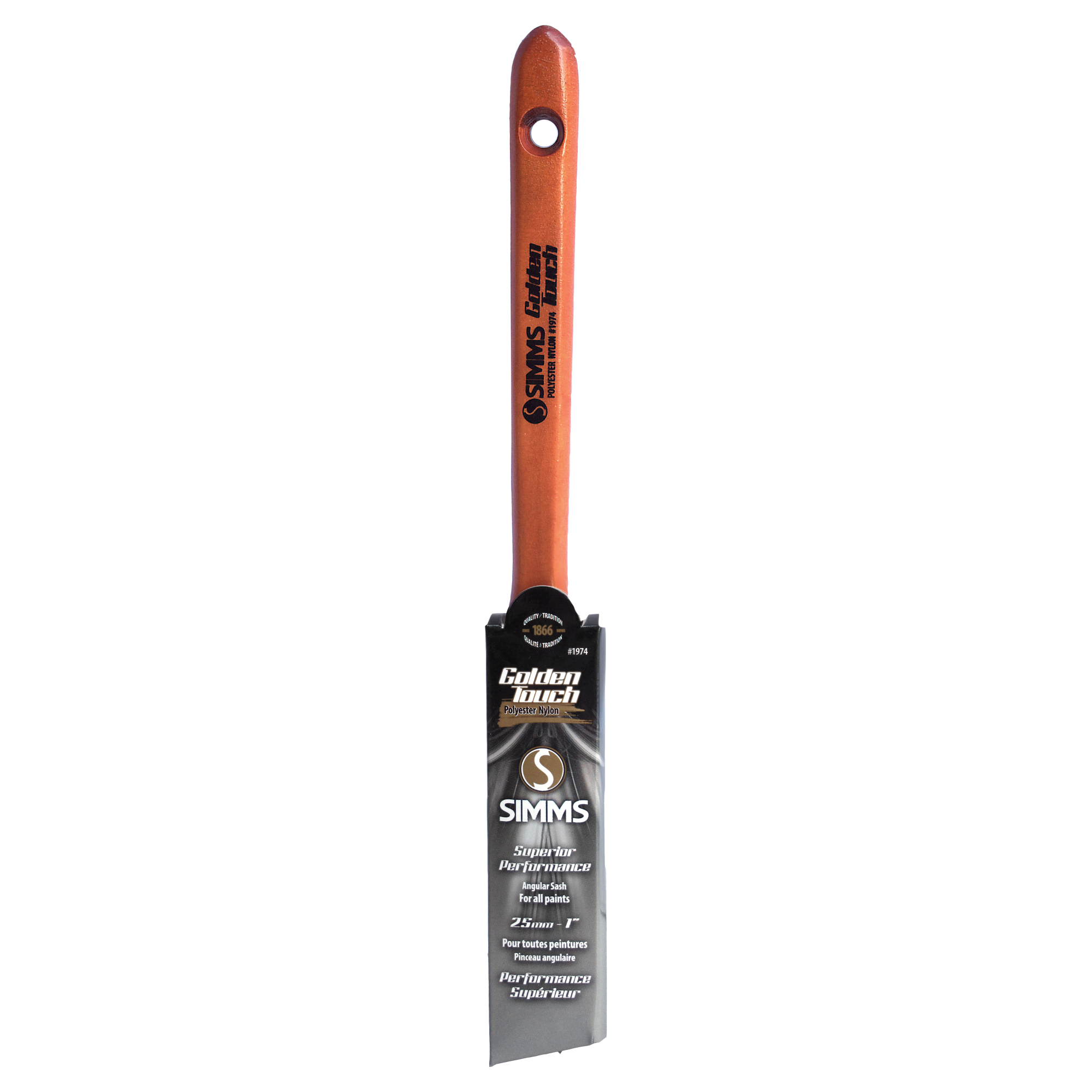 25mm Golden Touch Poly/Nylon Angular Brush