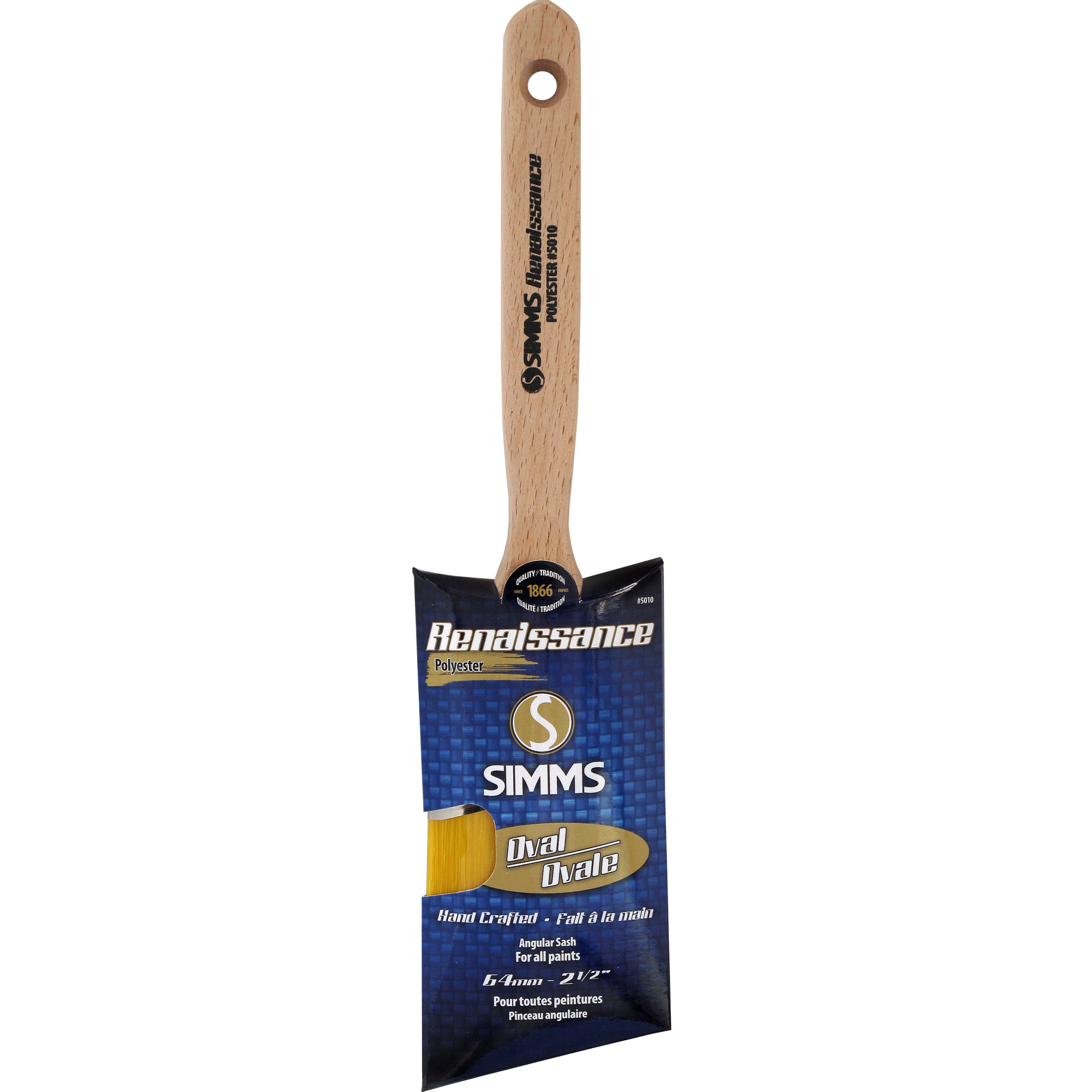 64mm Renaissance Oval Sash Brush