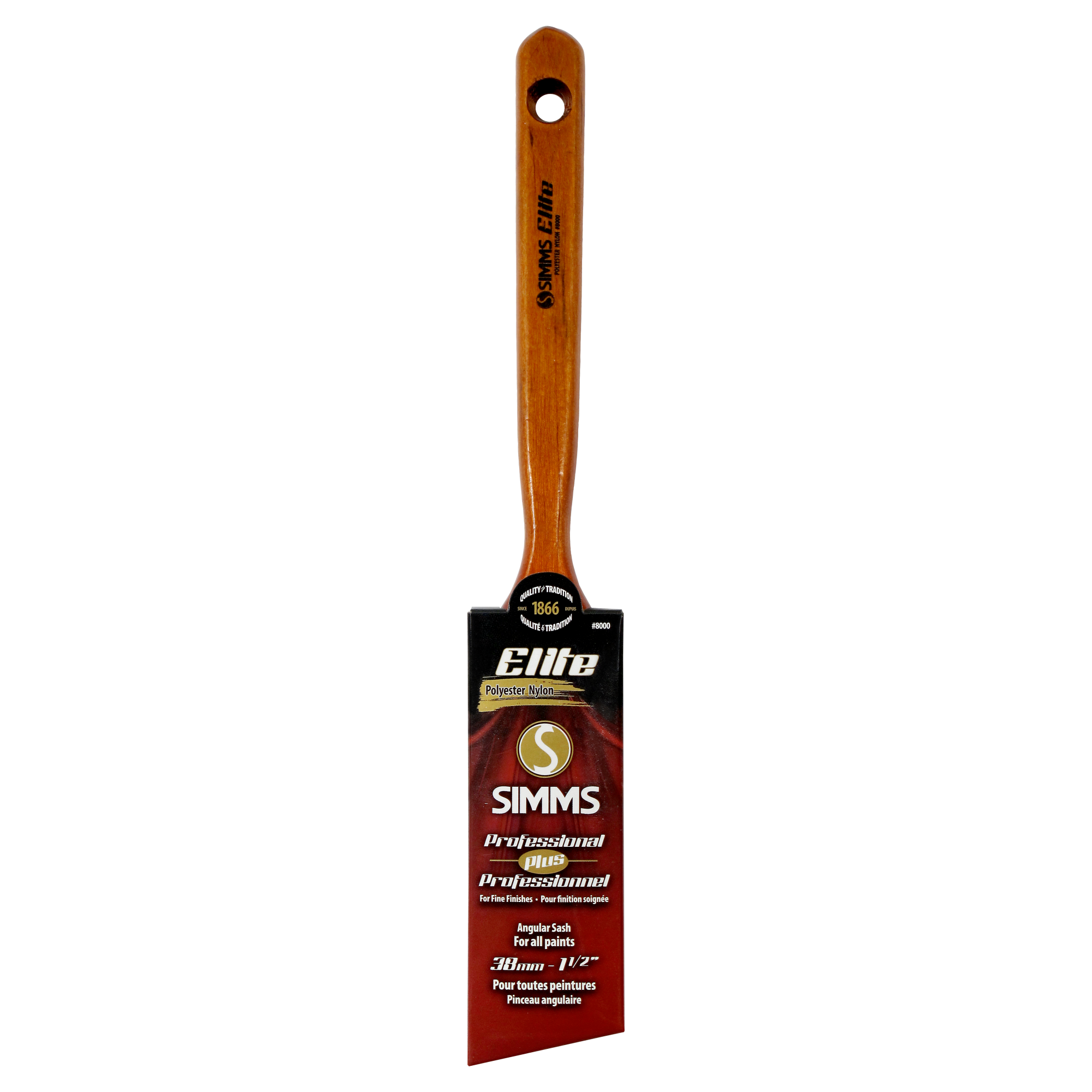 38mm Elite Poly/Nylon Angular Brush