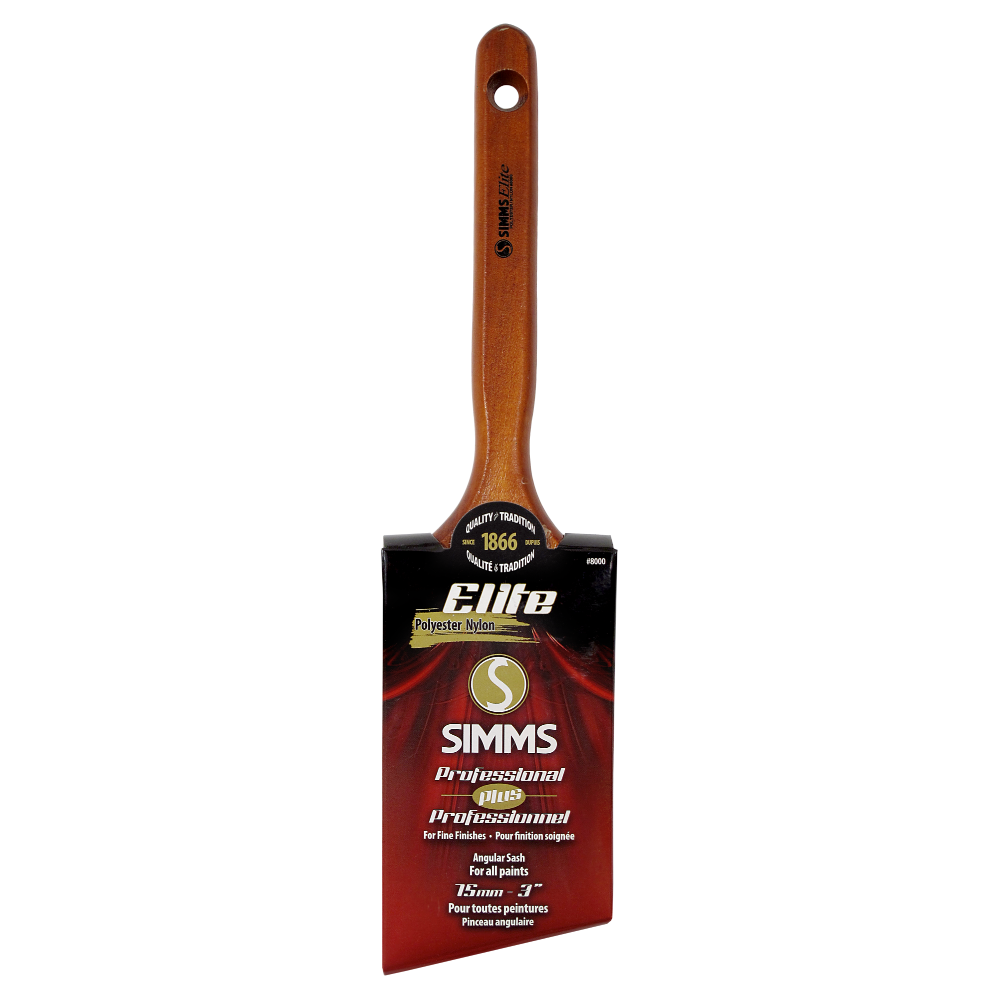 75mm Elite Poly/Nylon Angular Brush