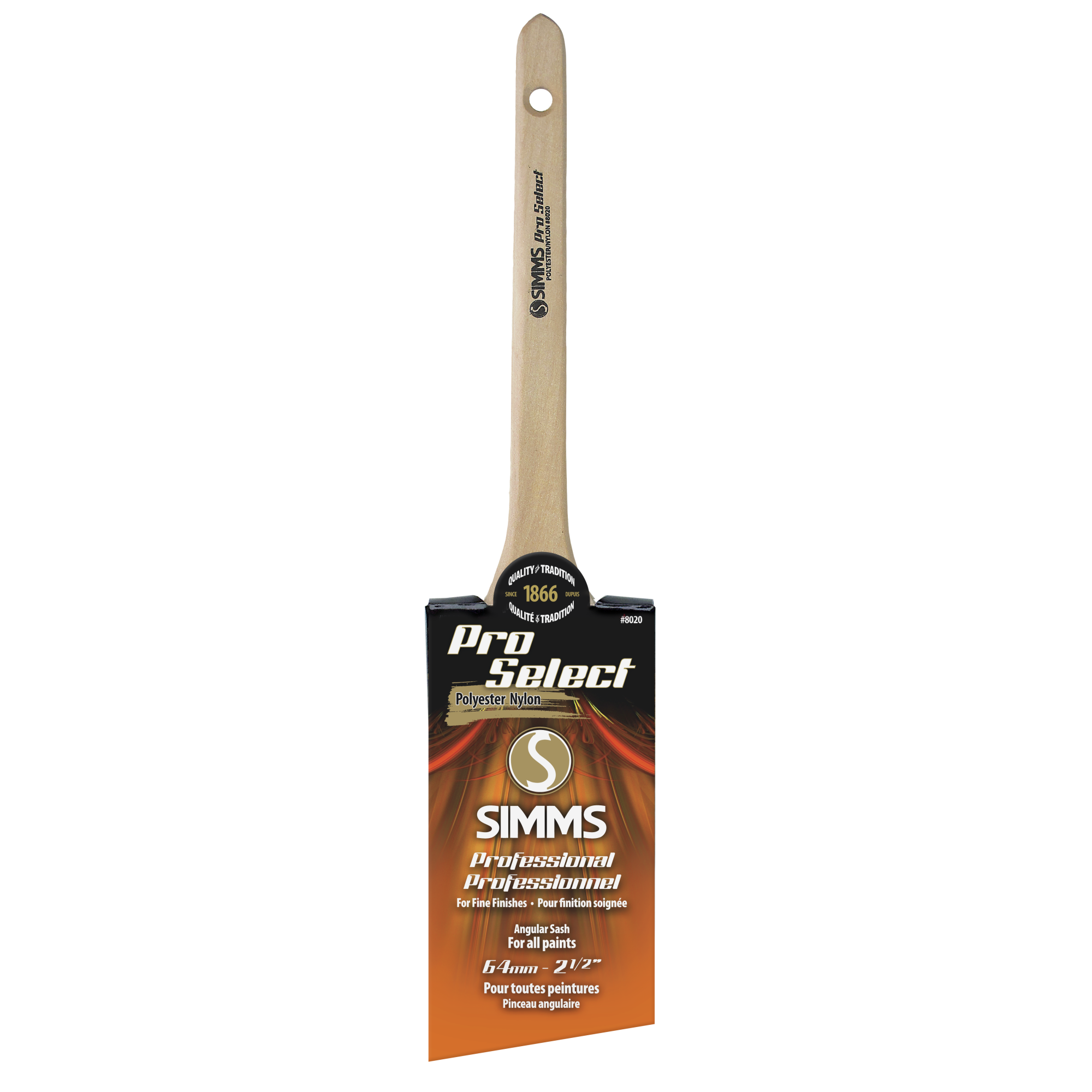 64mm Pro Select Thin Angular Sash Brush