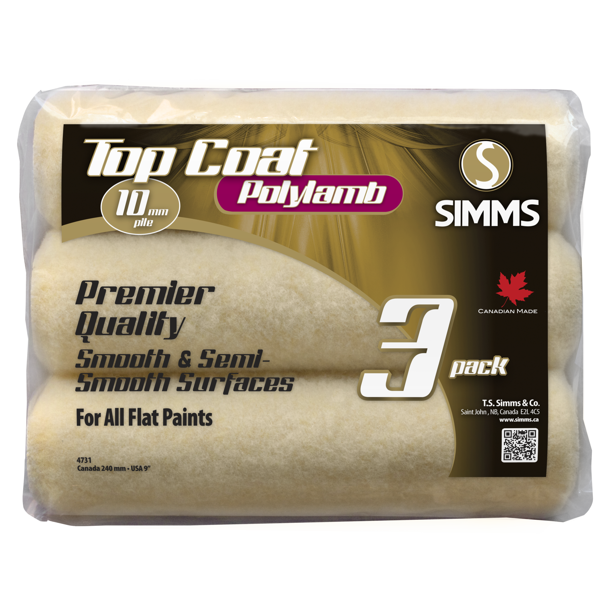 Polylamb Roller-3/Pack