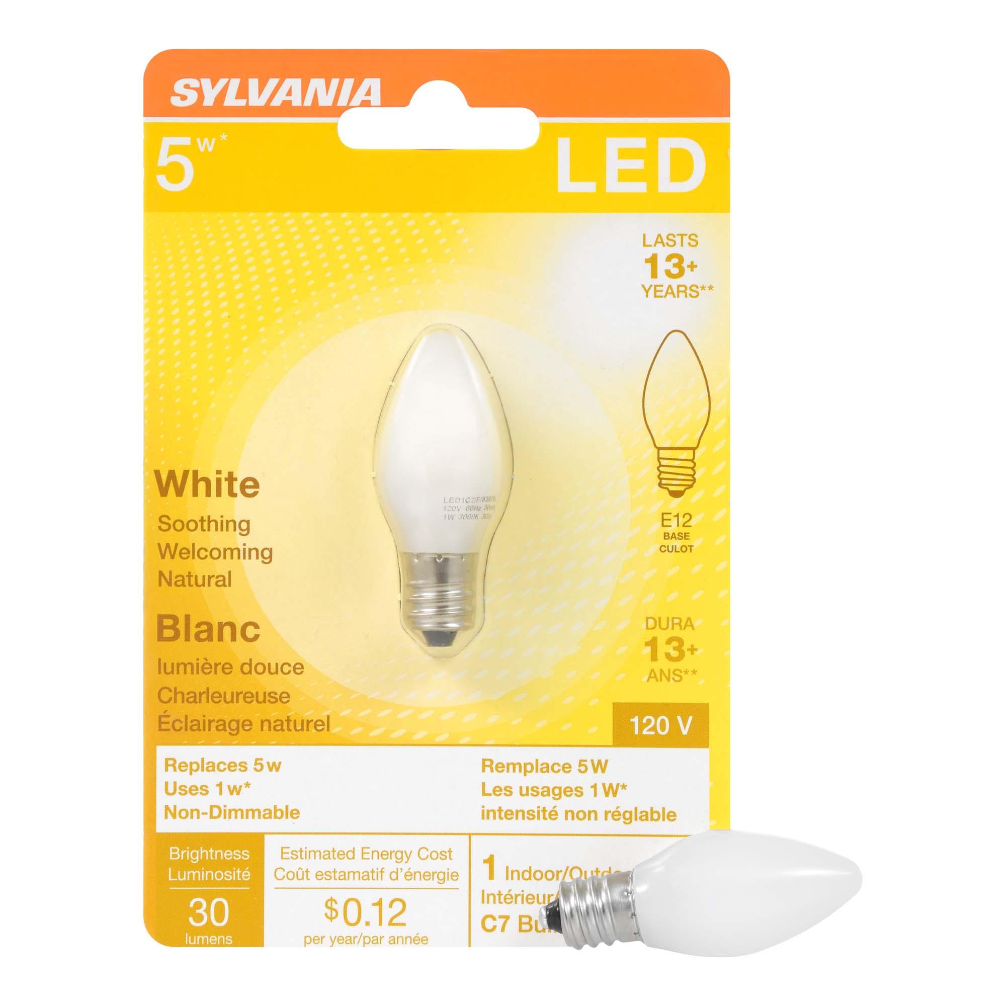 C7 1W 3000K Night Light LED Bulb