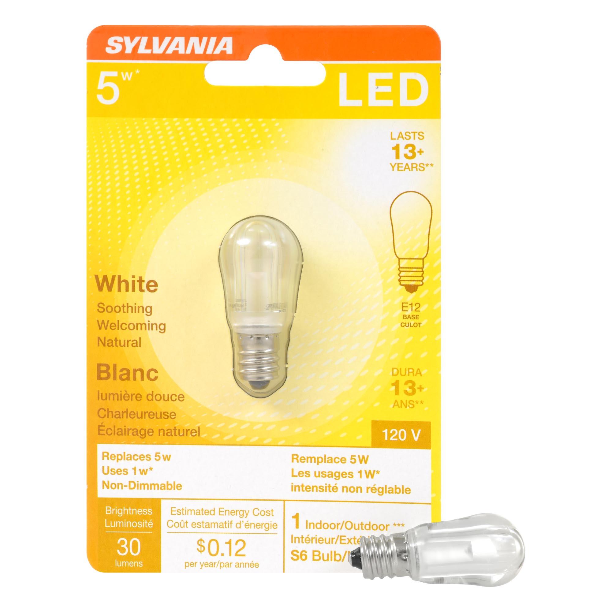 S6 1W Small Base 3000K LED Bulb