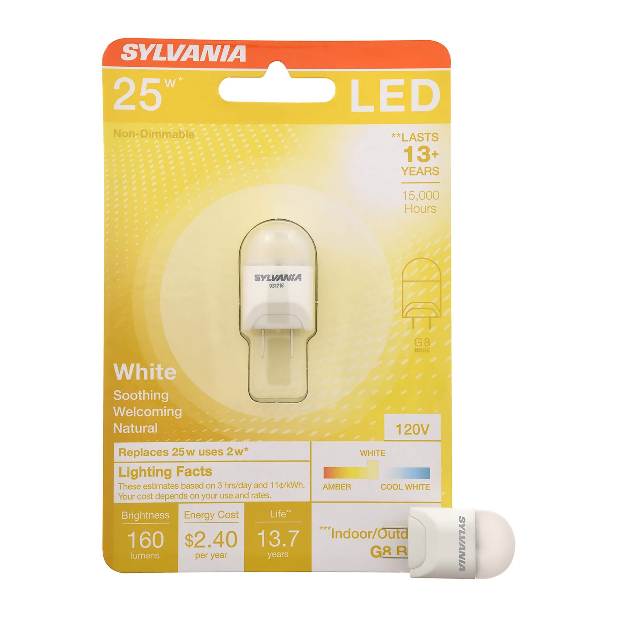 G8 Bi-Pin 2W 3000K Non-Dimmable LED Bulb