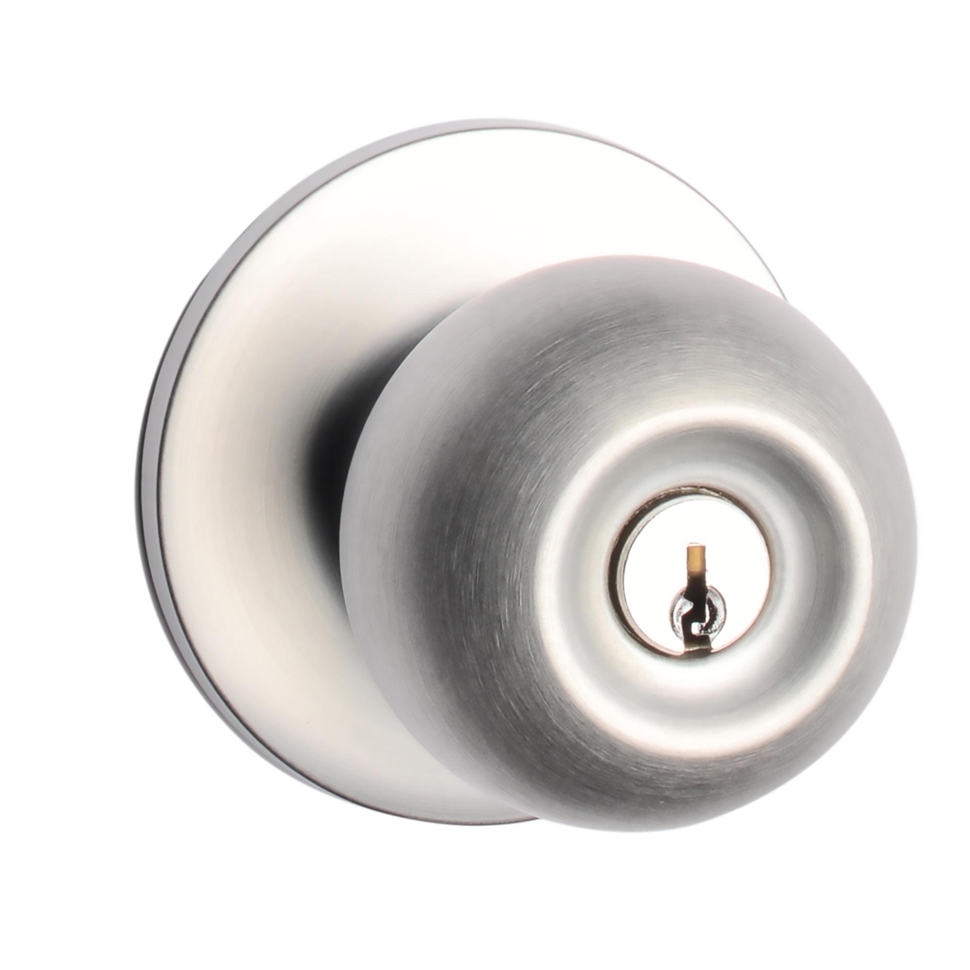 Midtown Privacy Knob Satin Stainless Steel