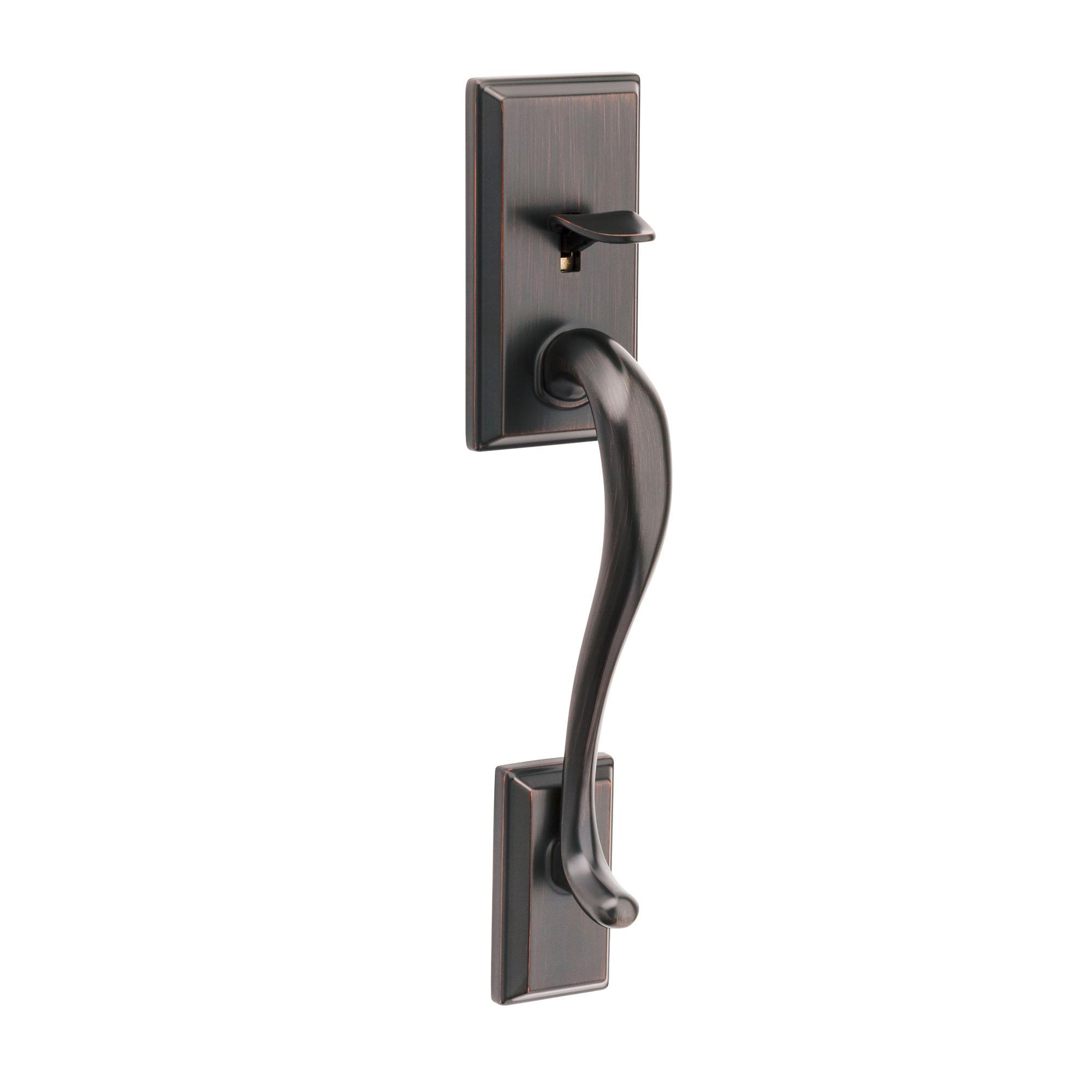 Hawthorne Grip Set No Deadbolt Toluca Lever Venetian Bronze