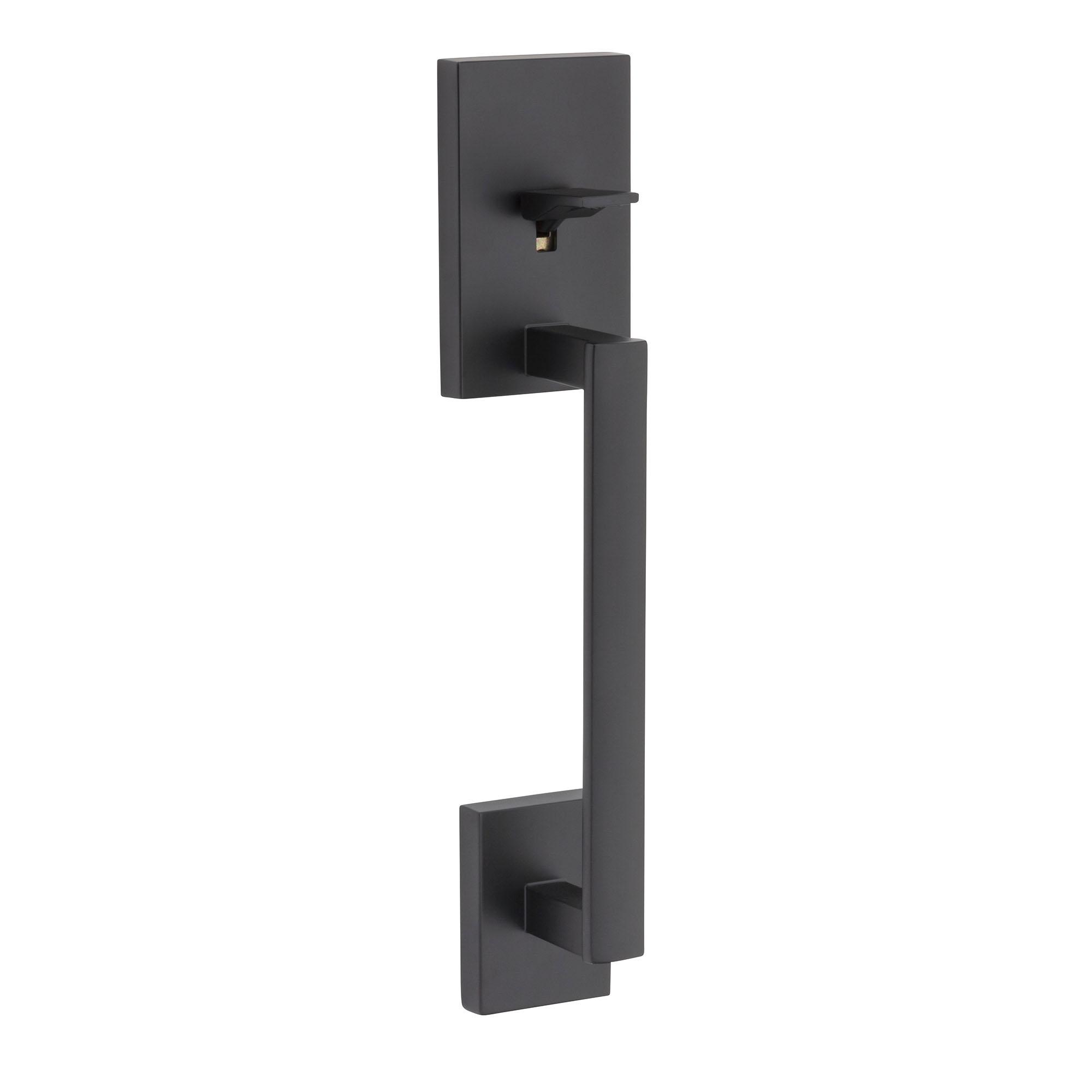 San Clemente Grip Set Less Deadbolt Halifax Lever Iron Black