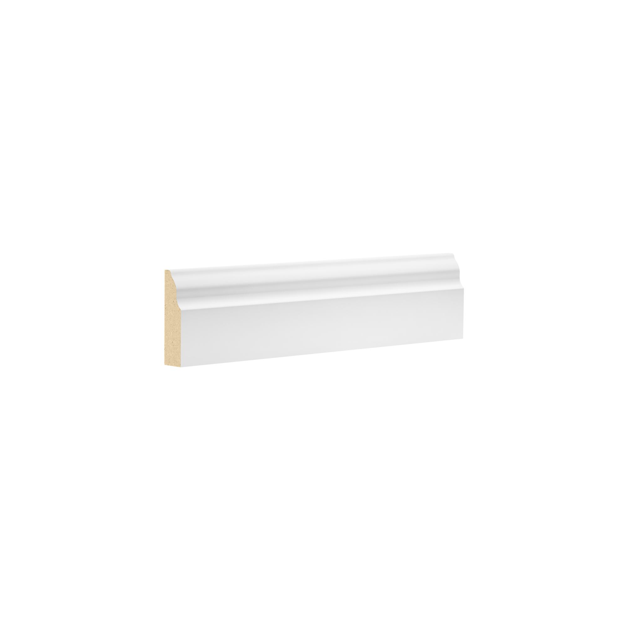 3/8" x 1-3/8" x 7" MDF Baseboard Shoe Moulding