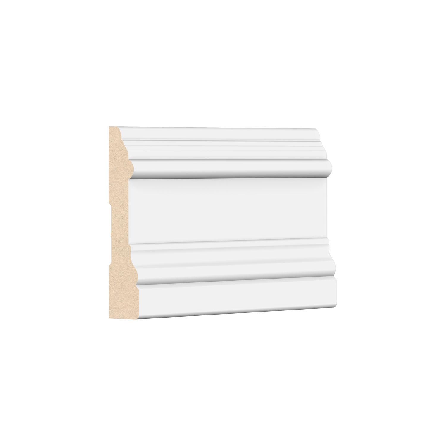 Moulure de chambranle colonial en FDM 3/4 x 3 1/2 x 8 po