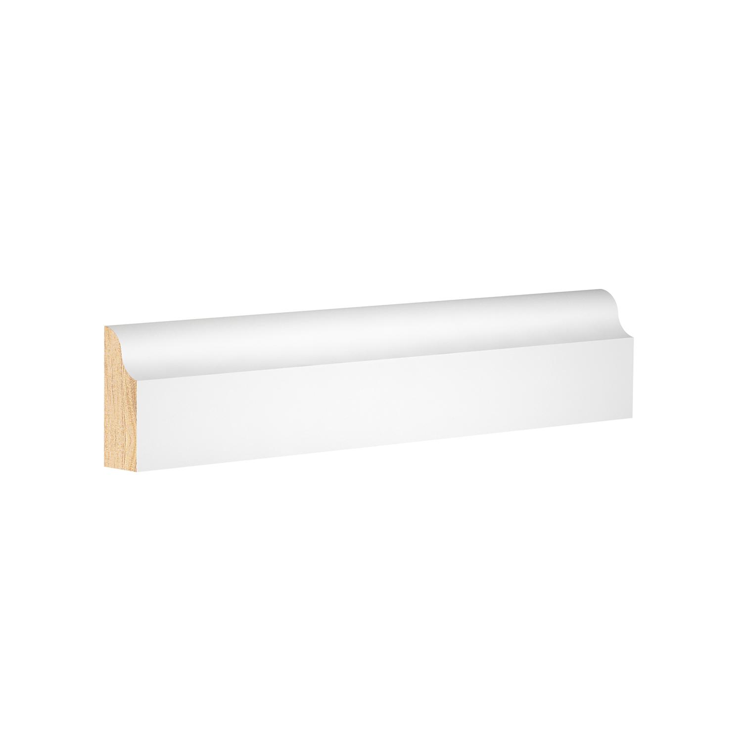 Moulure de butoir colonial apprêtée 3/8 x 1 3/16 x 7 po