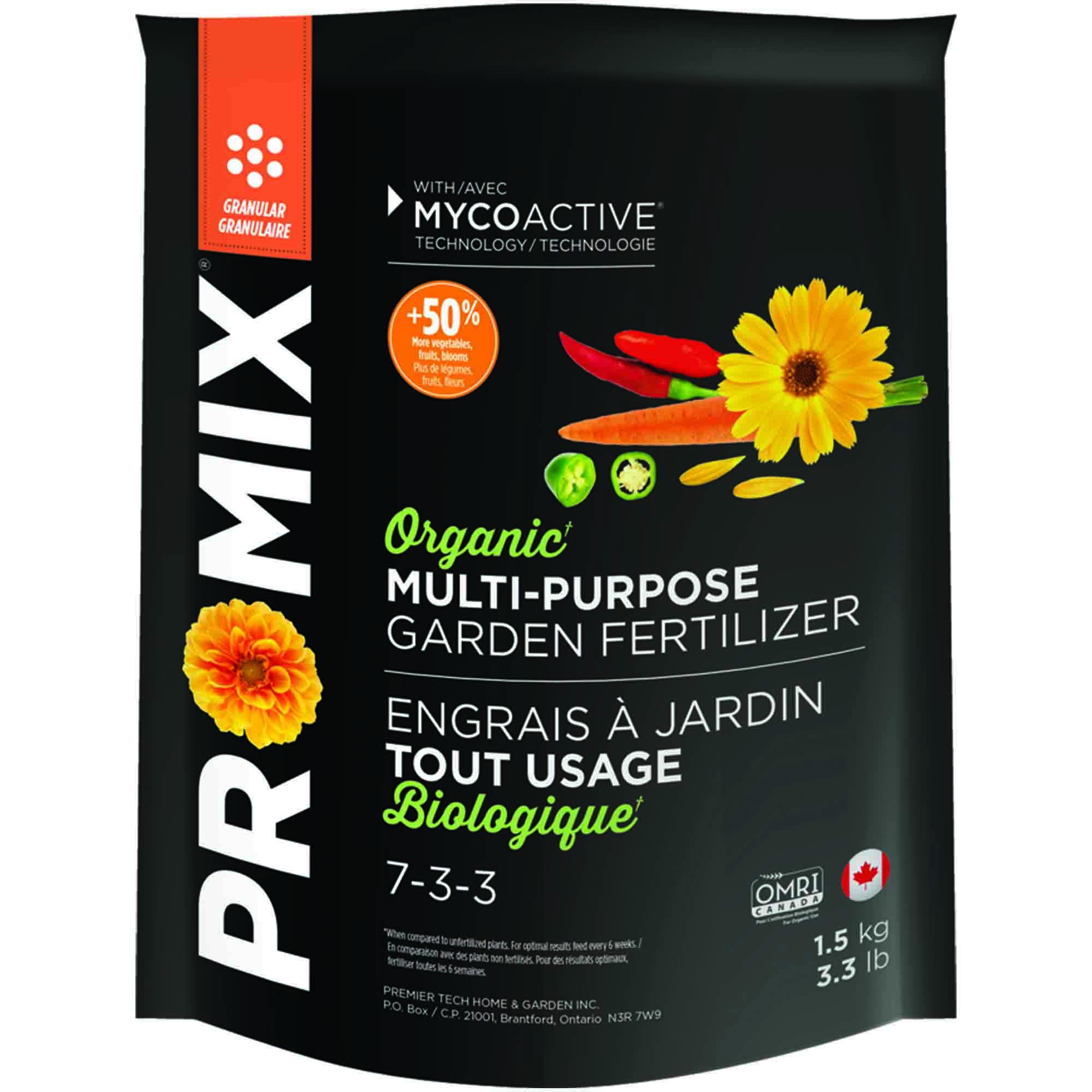 Engrais biologique tout usage 7-3-3 PRO-MIX 1,5 kg