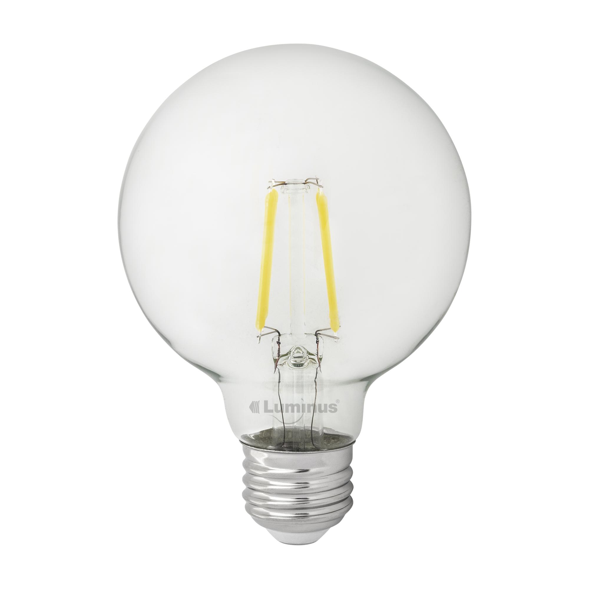 G25 4.5W 5000K Dimmable Filament LED Bulb