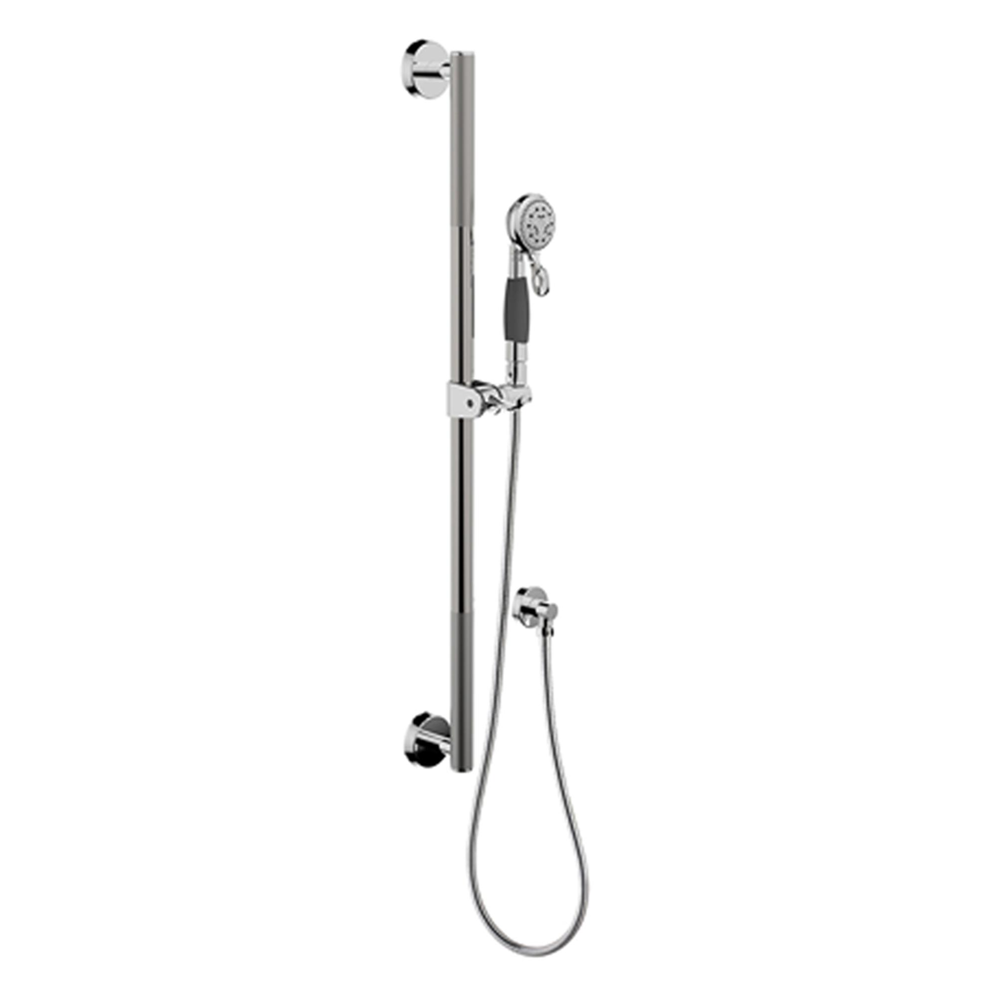 Douche barre appui/coulissante à douchette à main chromé