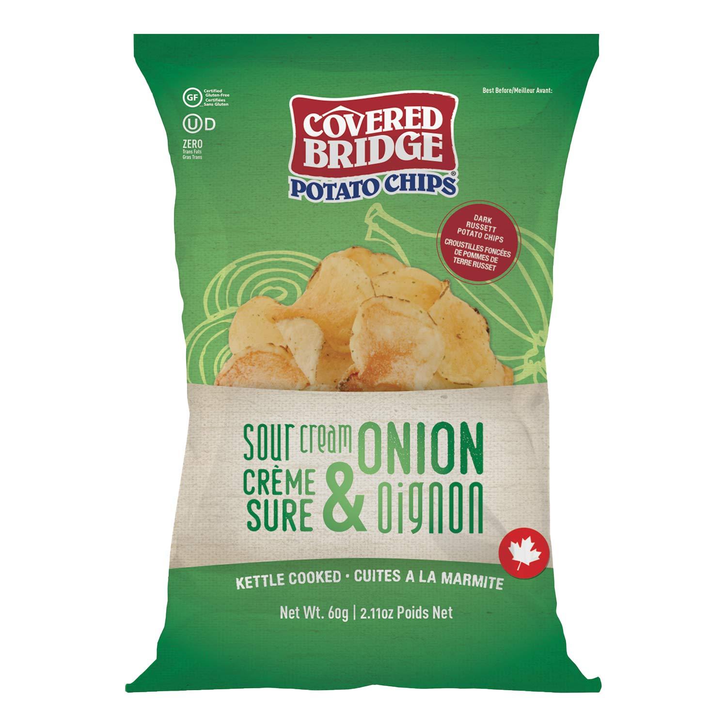 Sour Cream & Onion Potato Chips 60 g