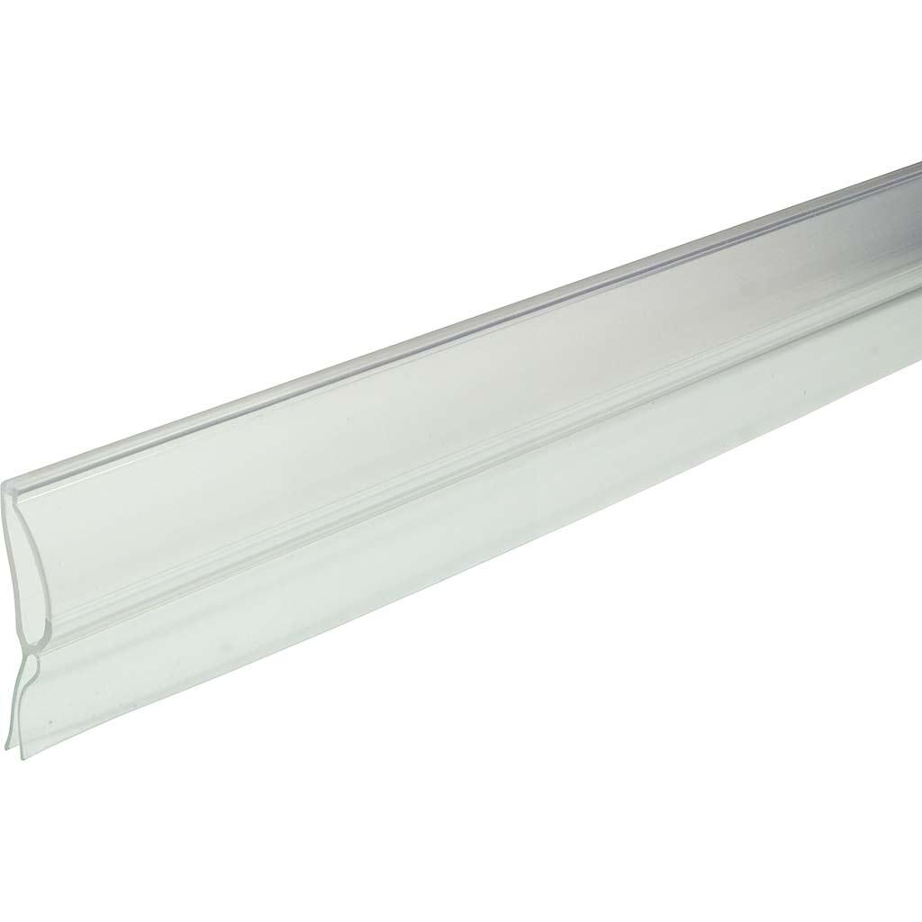 Bas de porte en PVC adhésif clair 36 po et plaque finition