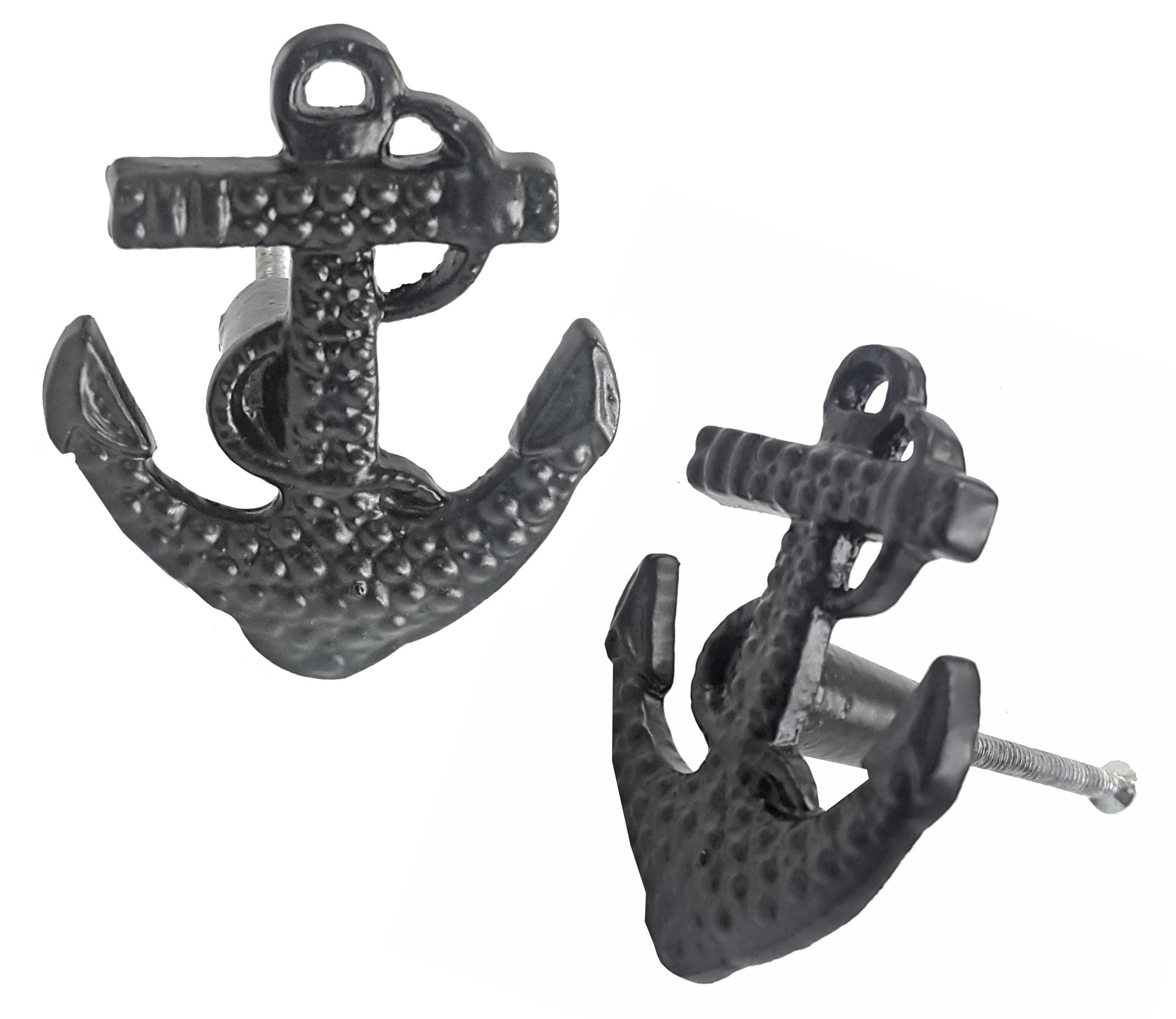 Black Anchor Knob