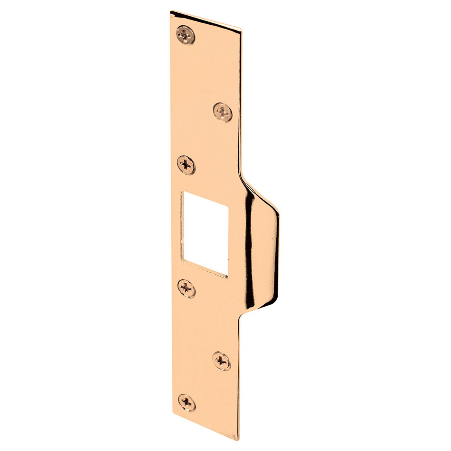 Deadlatch Strike, 7-7/8", Max Security, Brass Plated