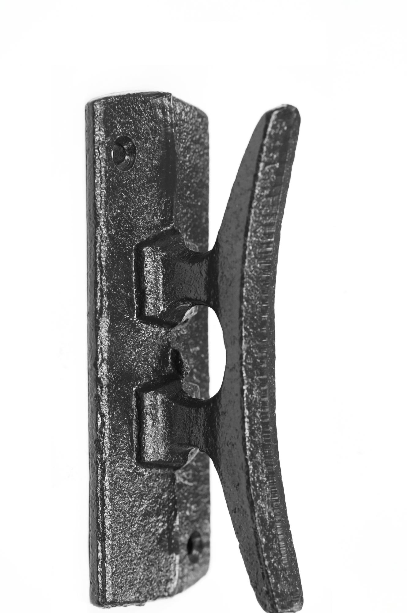 Black Rope Cleat Hook