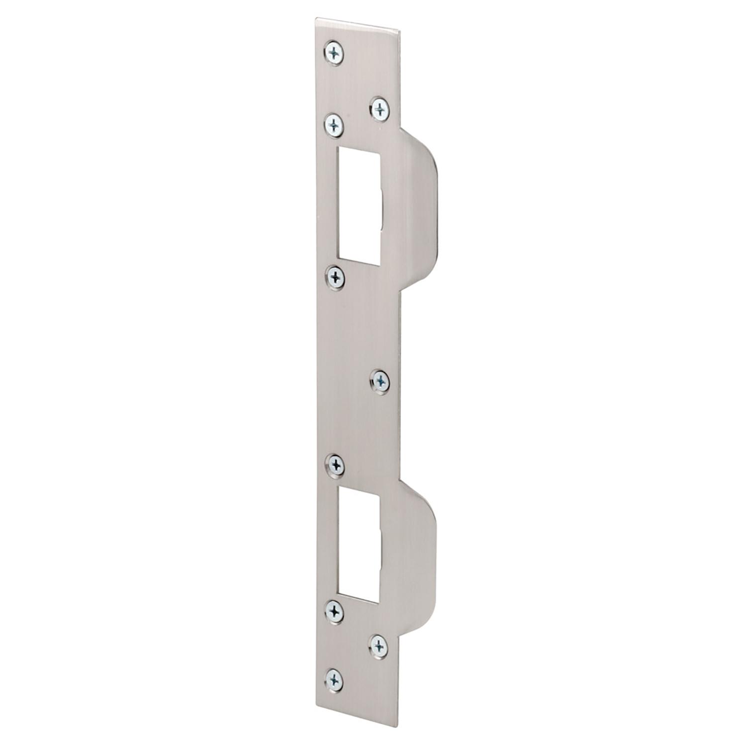 Door Strike, 5-1/2" Hc, Satin Nickel Plated