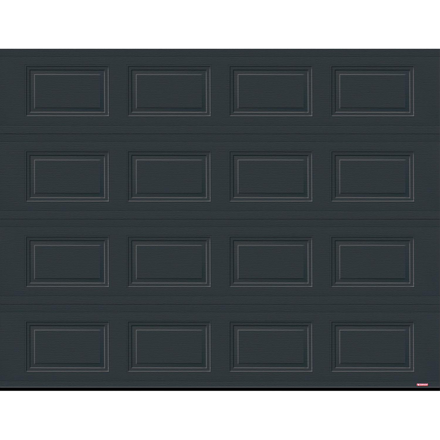9' x 7' Acadia 138 Black Garage Door