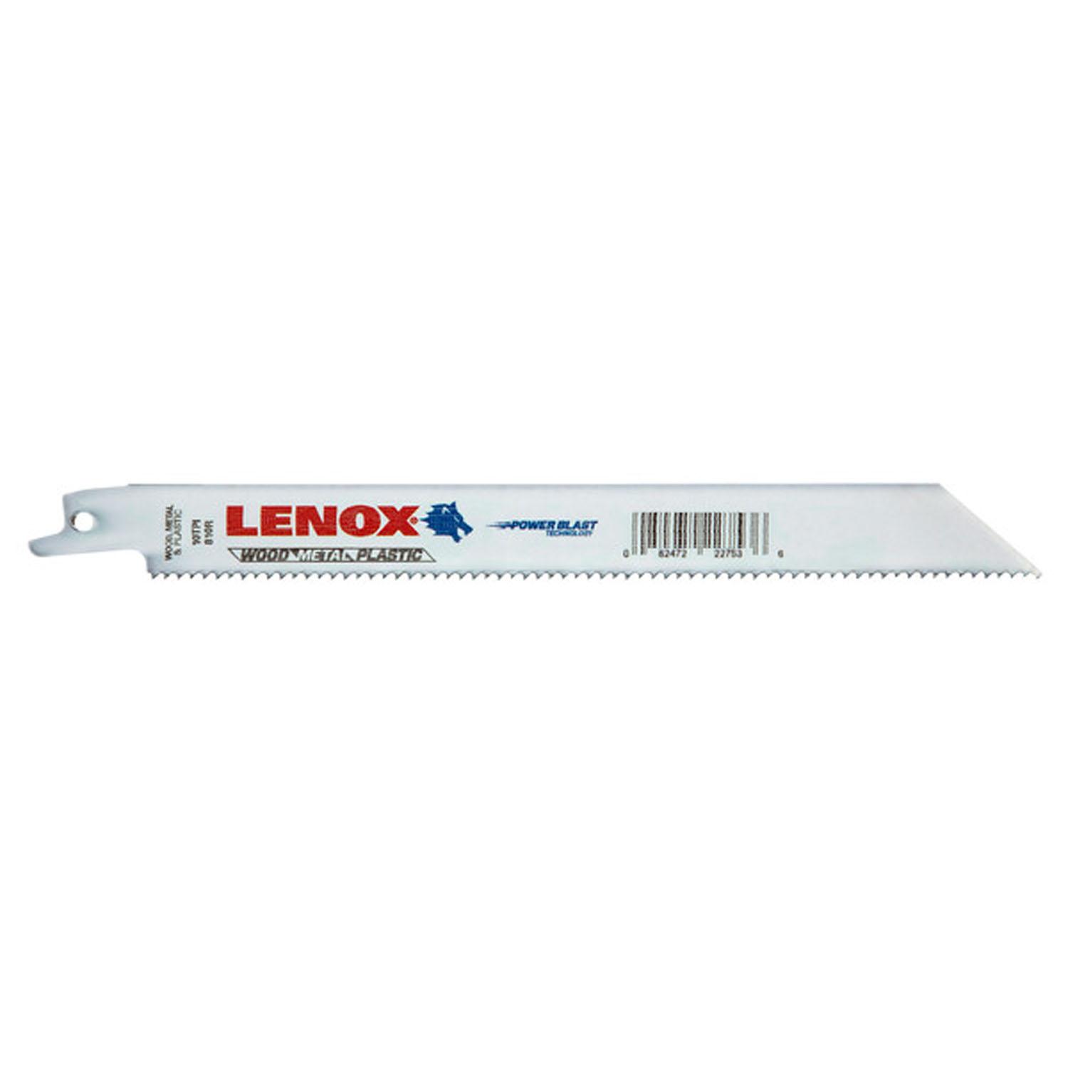 8" 10 TPI General Purpose Reciprocating Blade