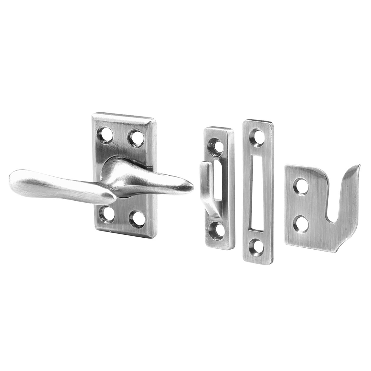 Casement Window Lock, Satin Nickel, Us15