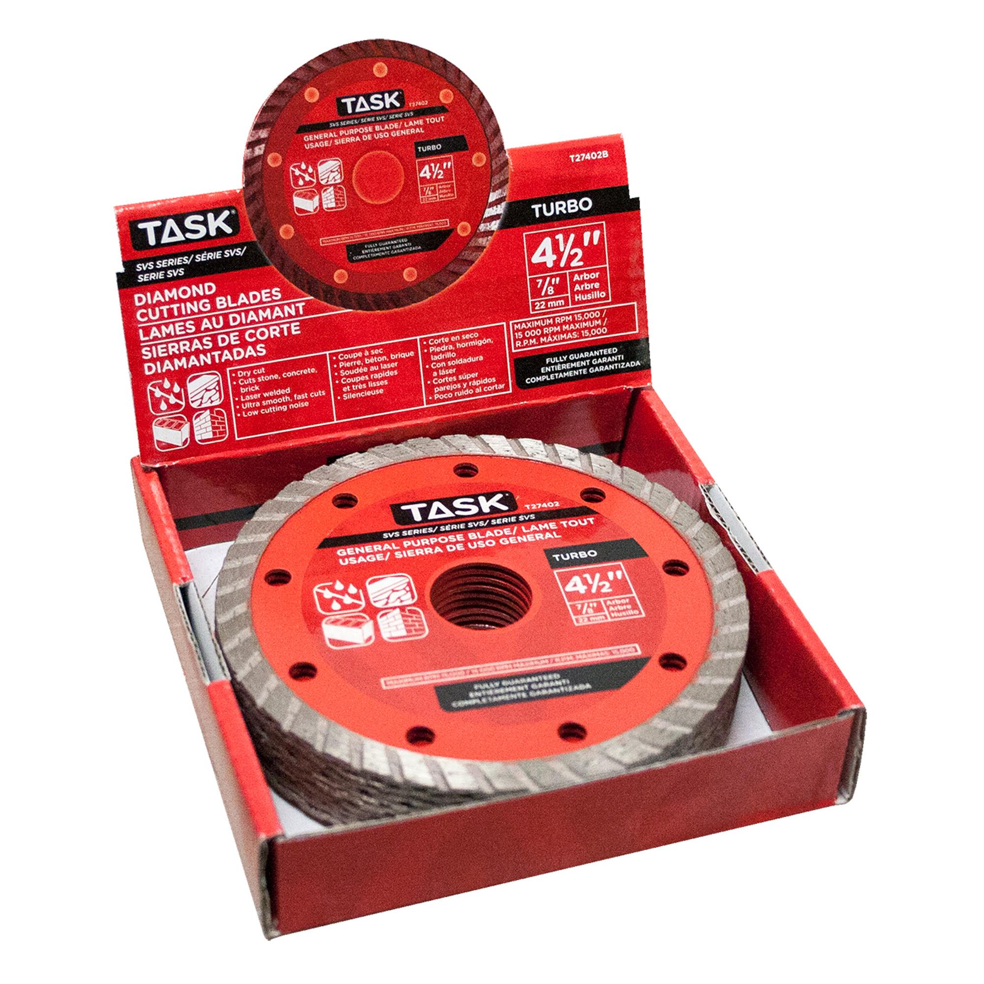 4.5" Turbo SVS Diamond Blade-10 per Display Box