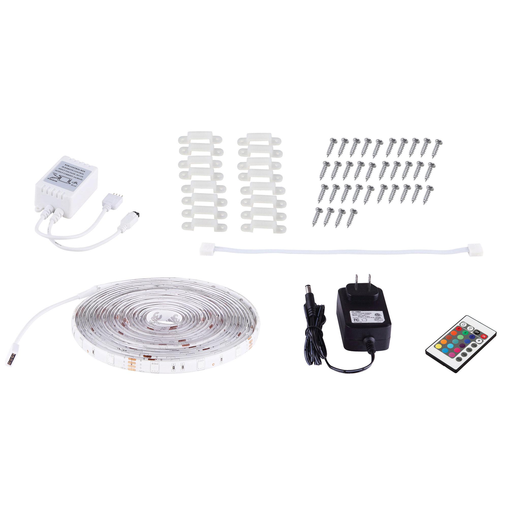 18' RGB LED White Tape Kit