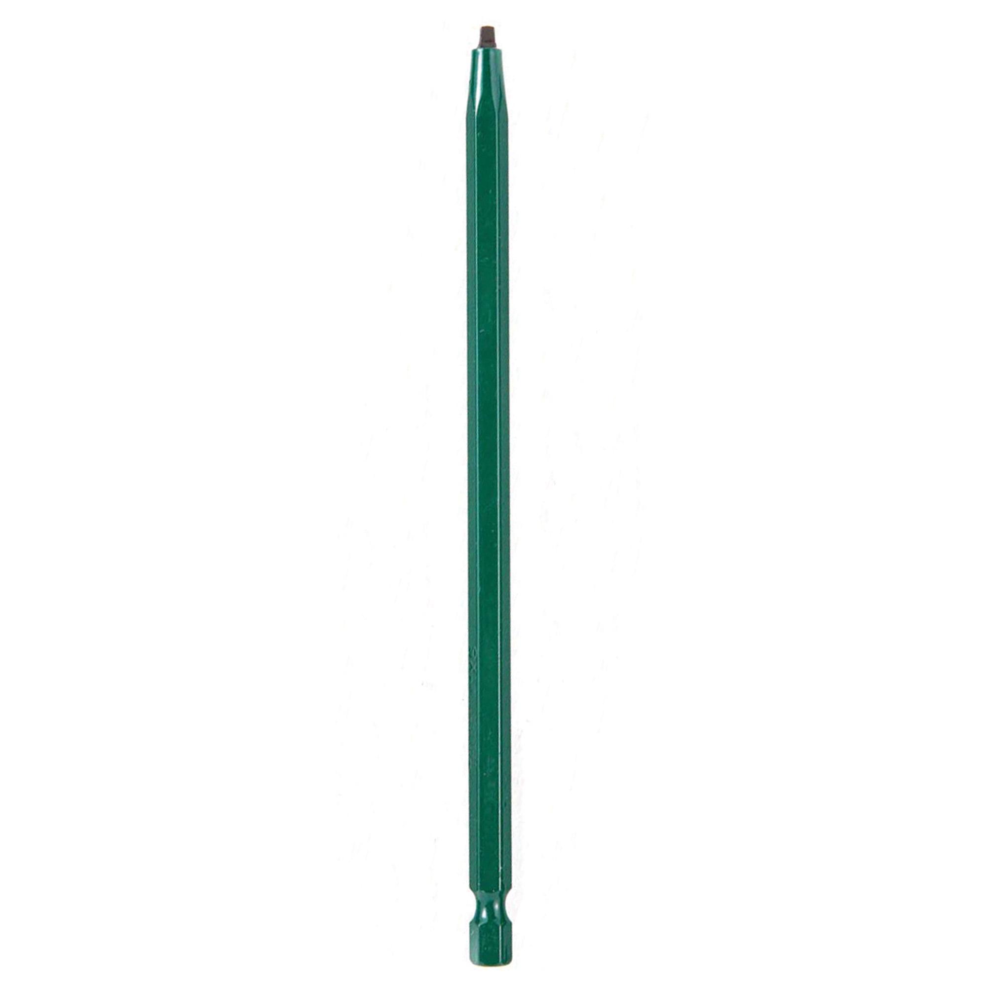 #1 Robertson 6" Green Two-Piece Screwdriver Bit