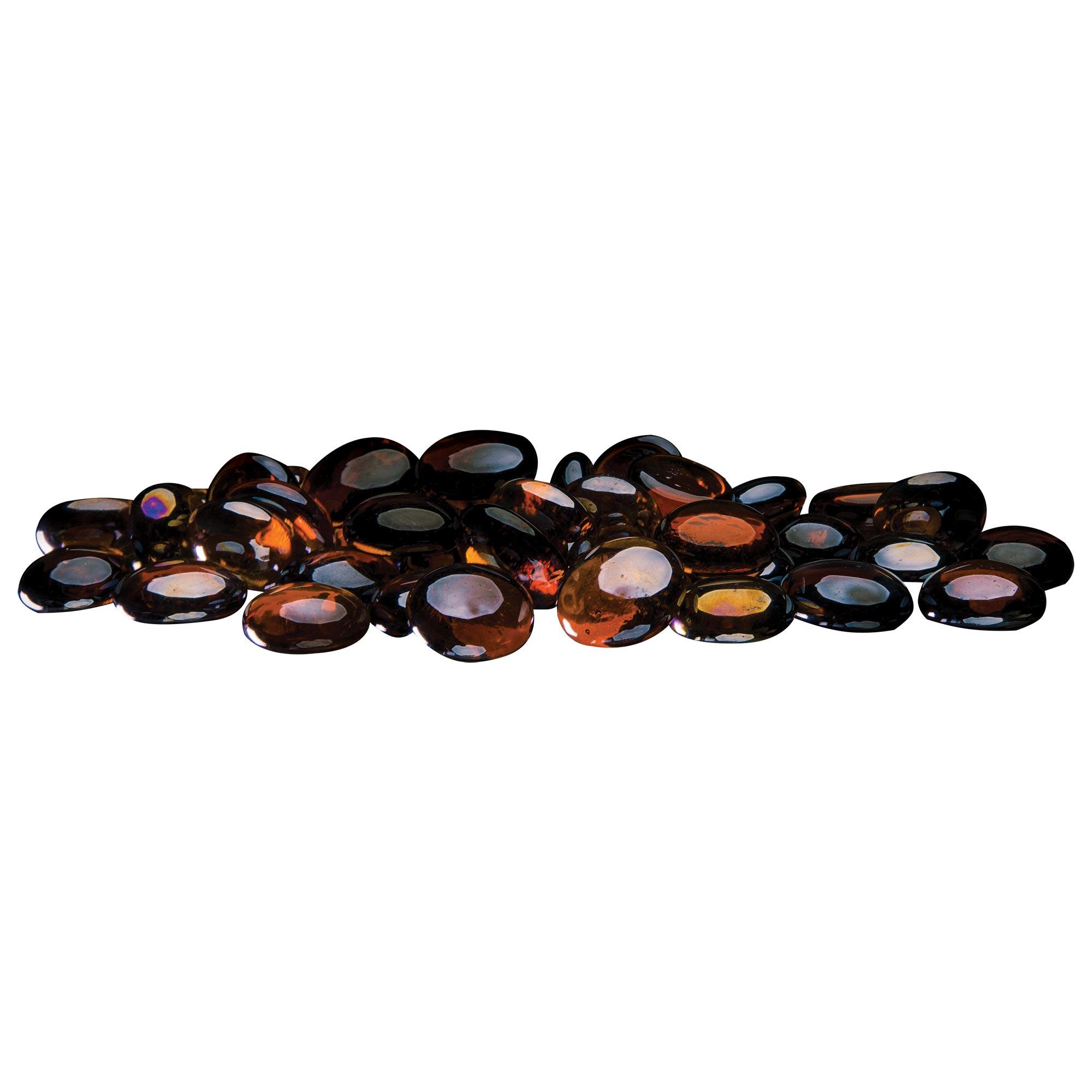 Lavaglass Round Amber Sunset 10 Lb Jar