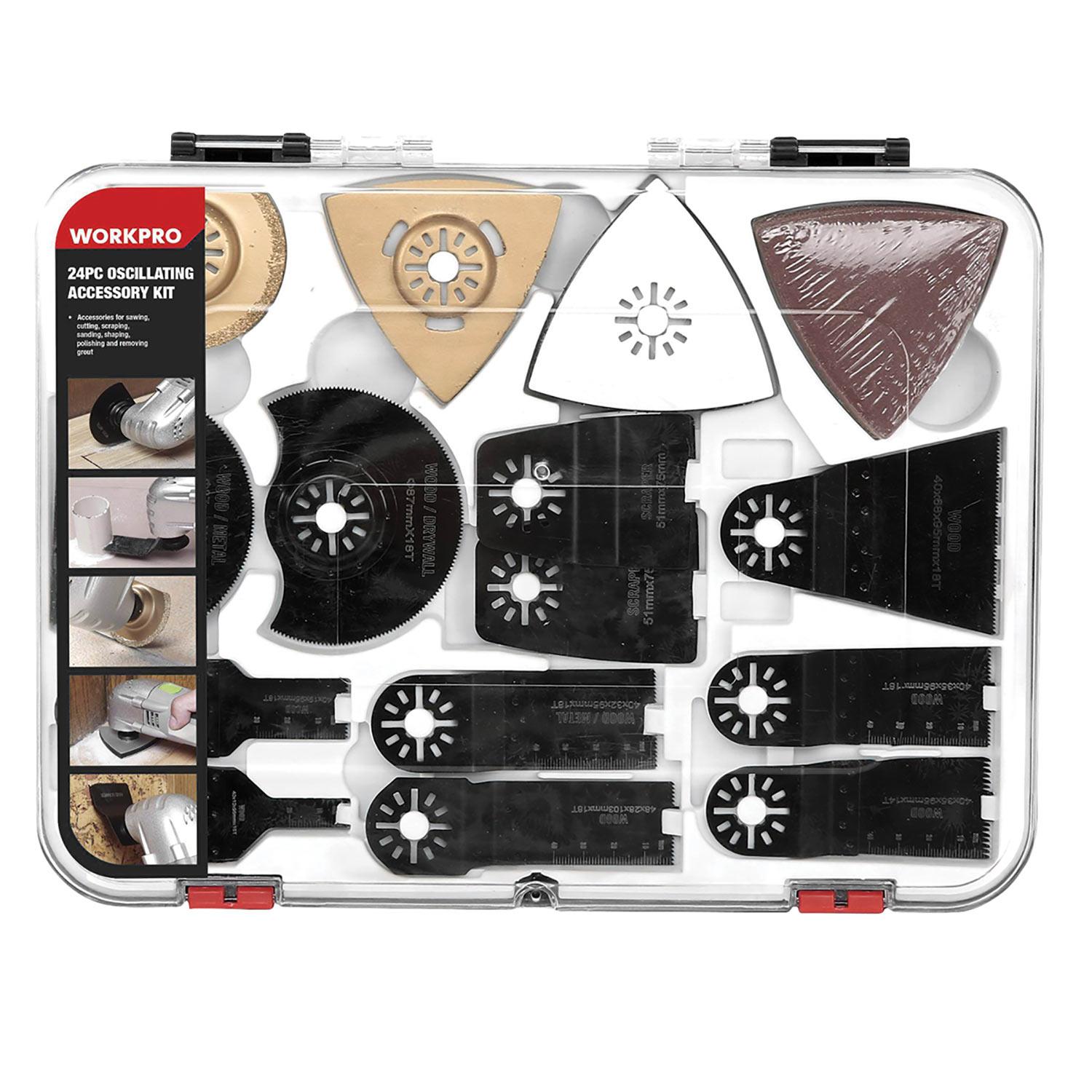 24 Piece Oscillating Accessory Set