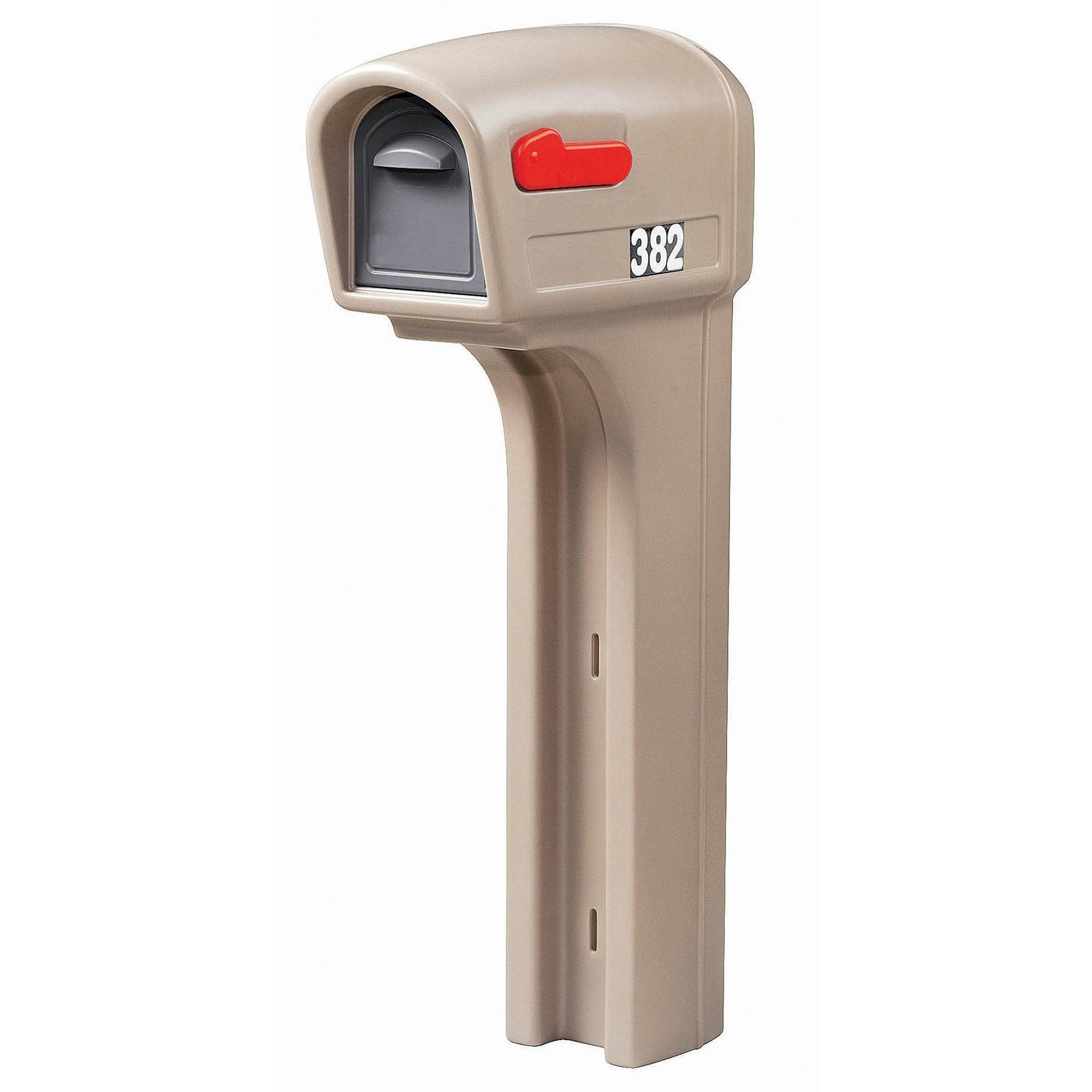 Mailmaster grey poly heavy duty international mailbox