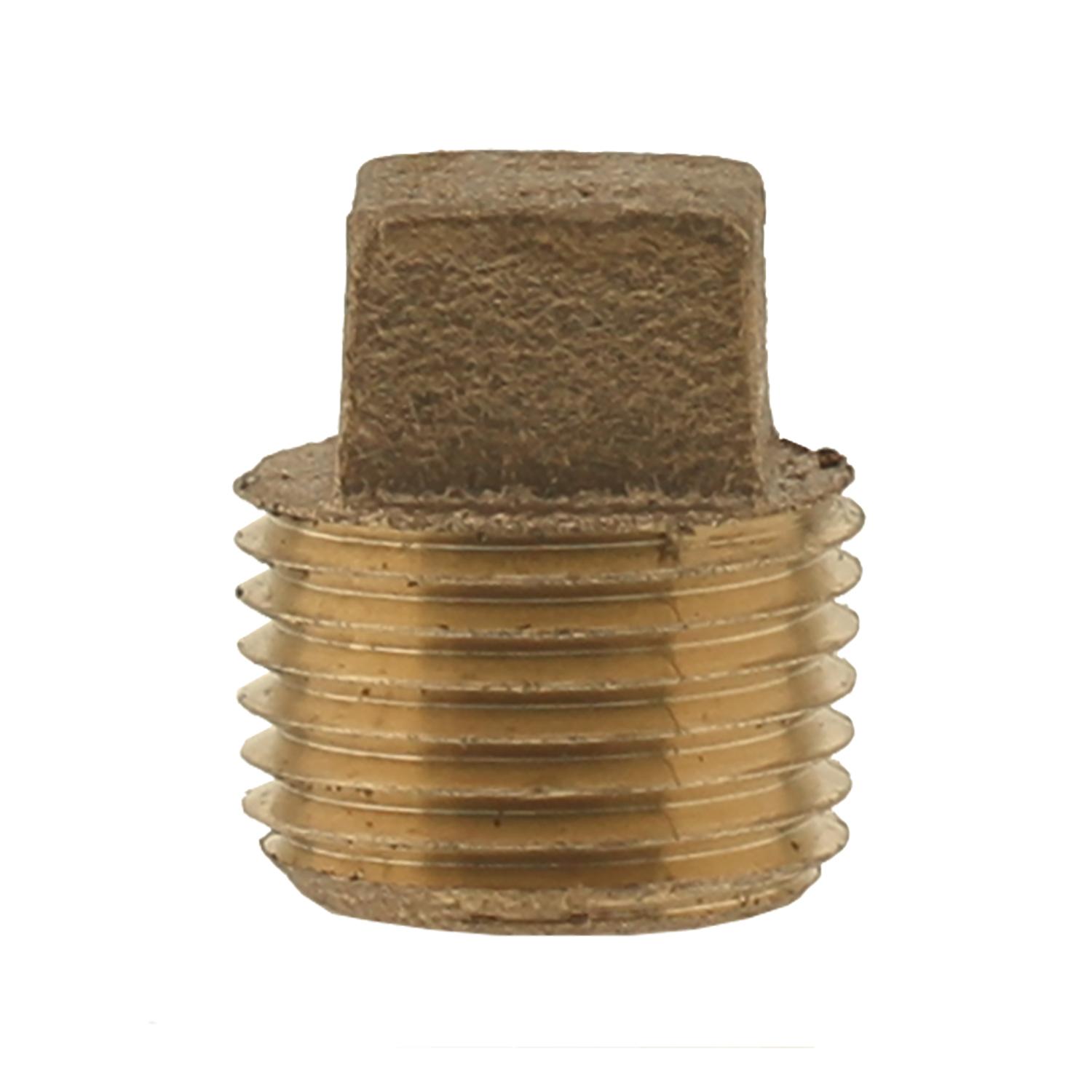 1/2" No Lead Bronze Cored Plug