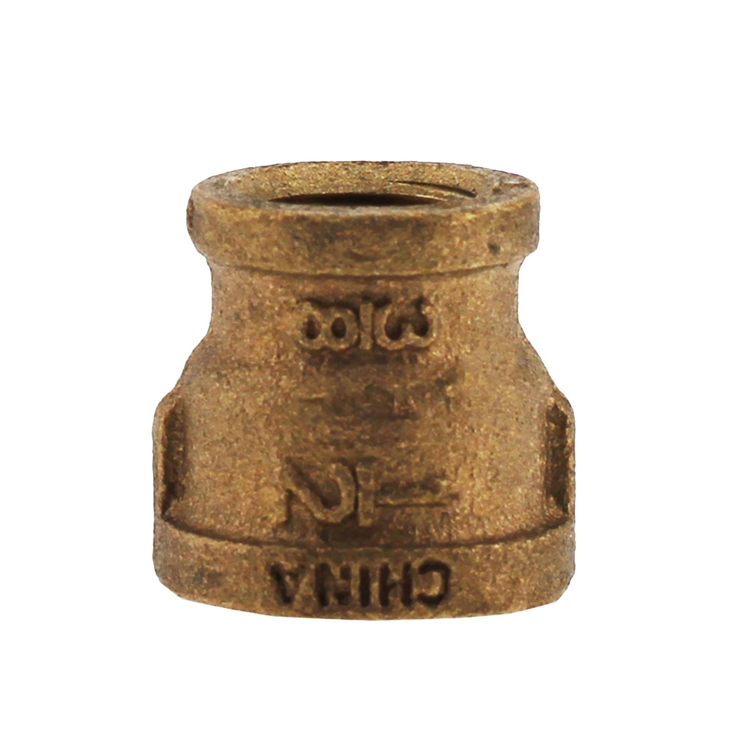 1/2" x 3/8" No Lead Bronze Reducing Bushing