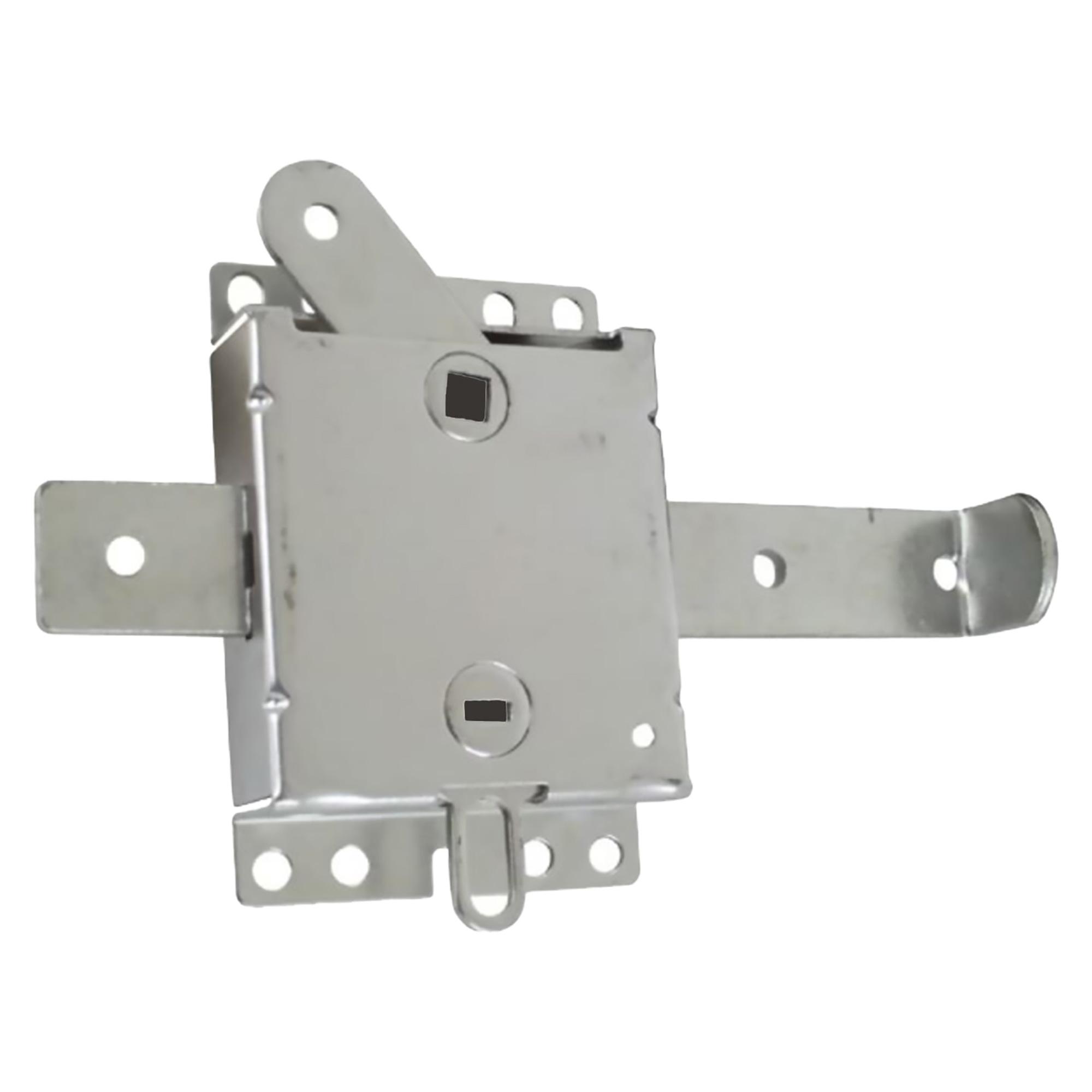 Garage Door Side Lock With Spring-Loaded Bolt