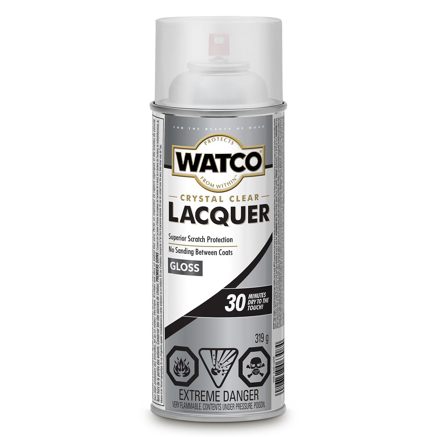 Watco Lacquer Clear Wood Finish 11-1/4 oz