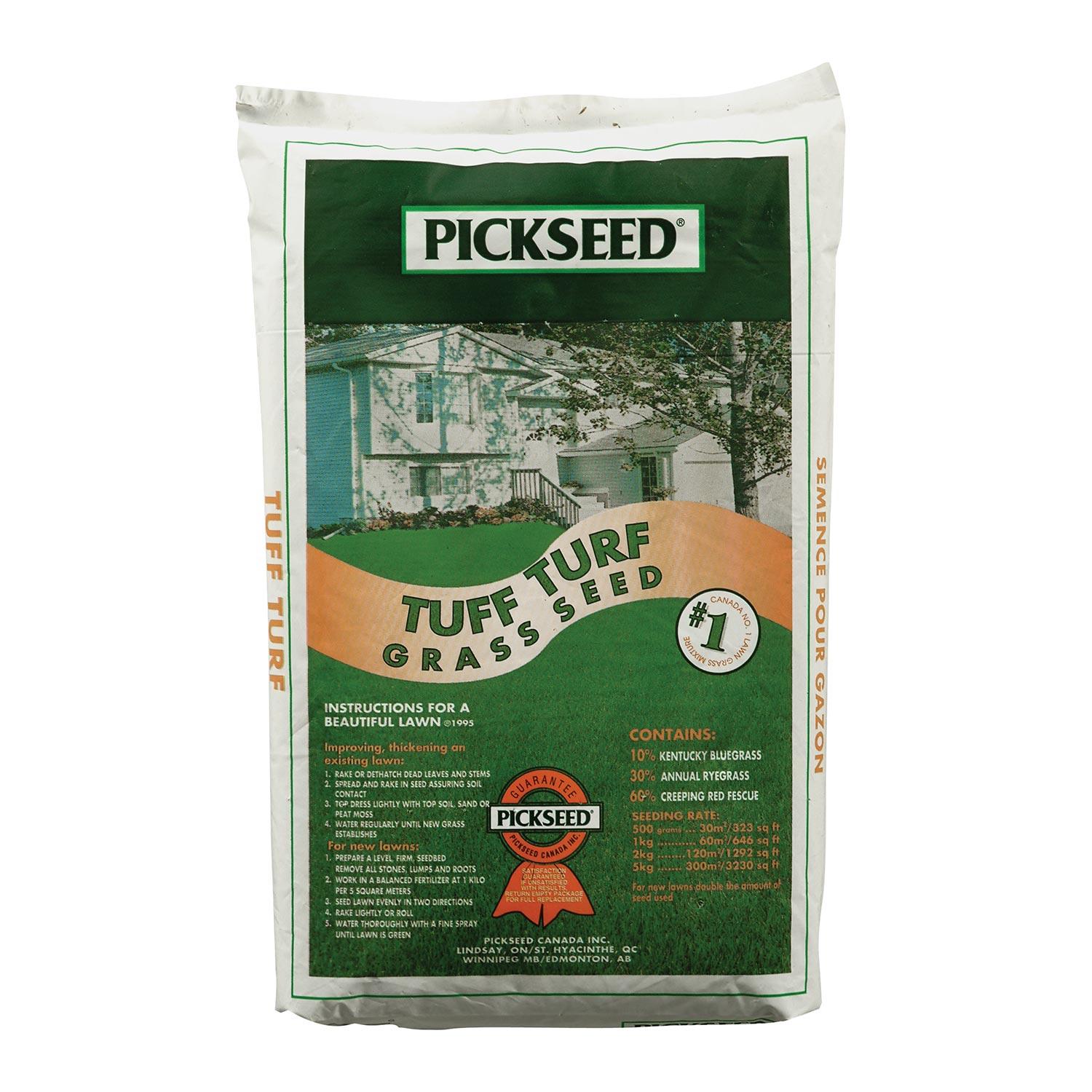 Pickseed Tuff Turf Grass Seed 10kg