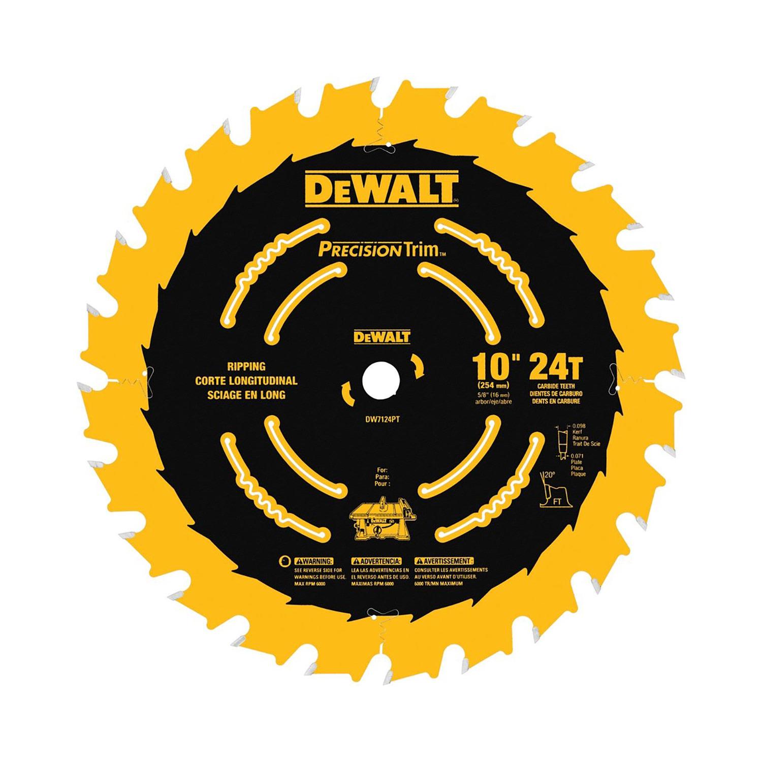 10 Inch 24 Tooth Saw Blade